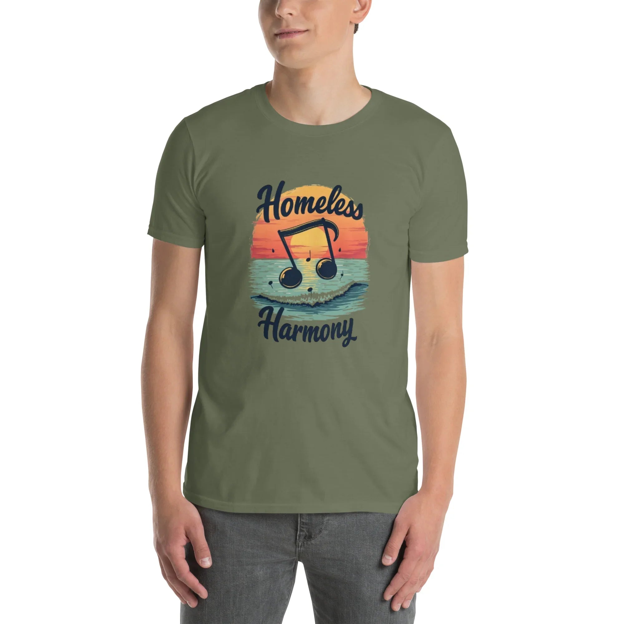 Homeless Harmony Sunset Music Tee - RaZits
