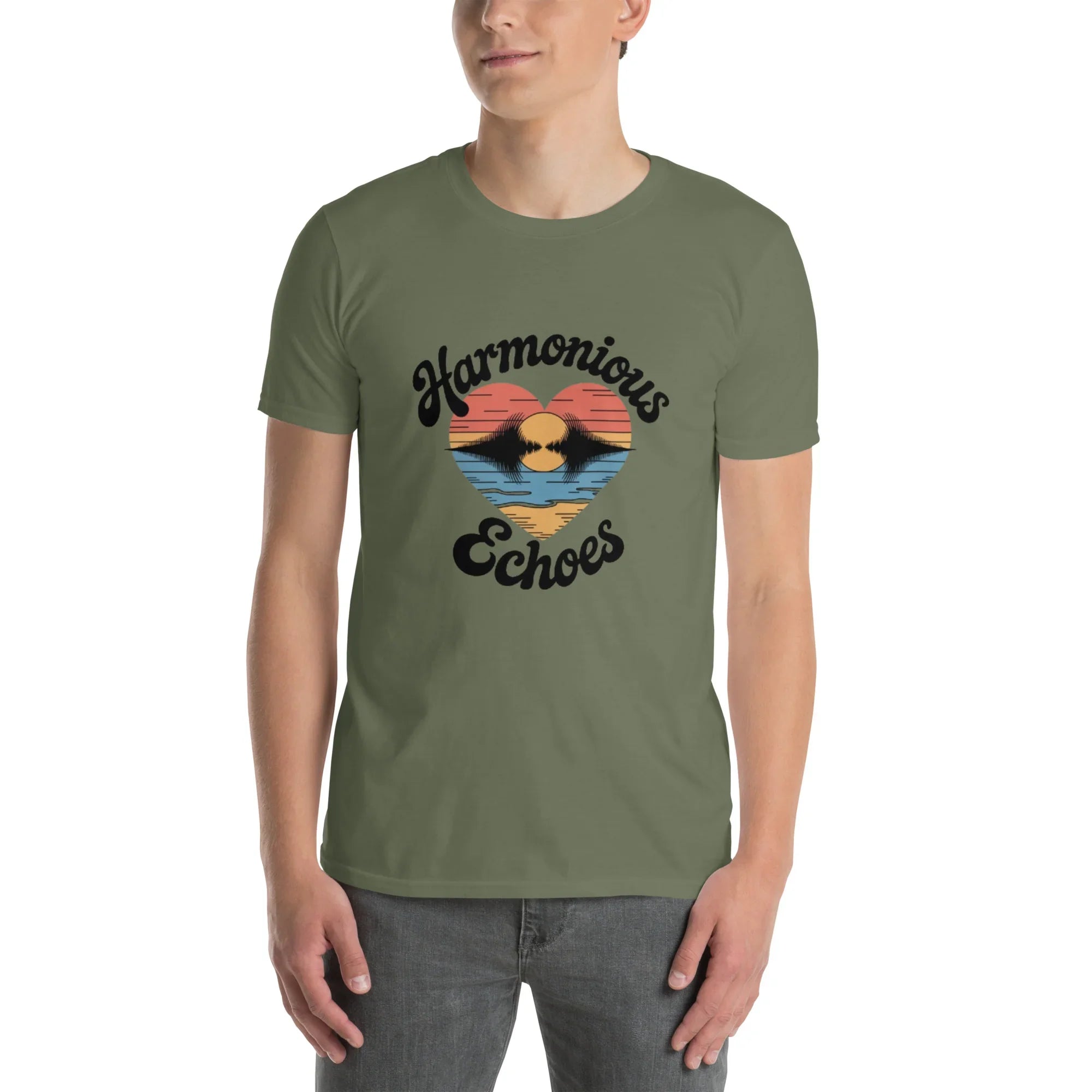 Harmonious Echoes Waveform Tee - RaZits