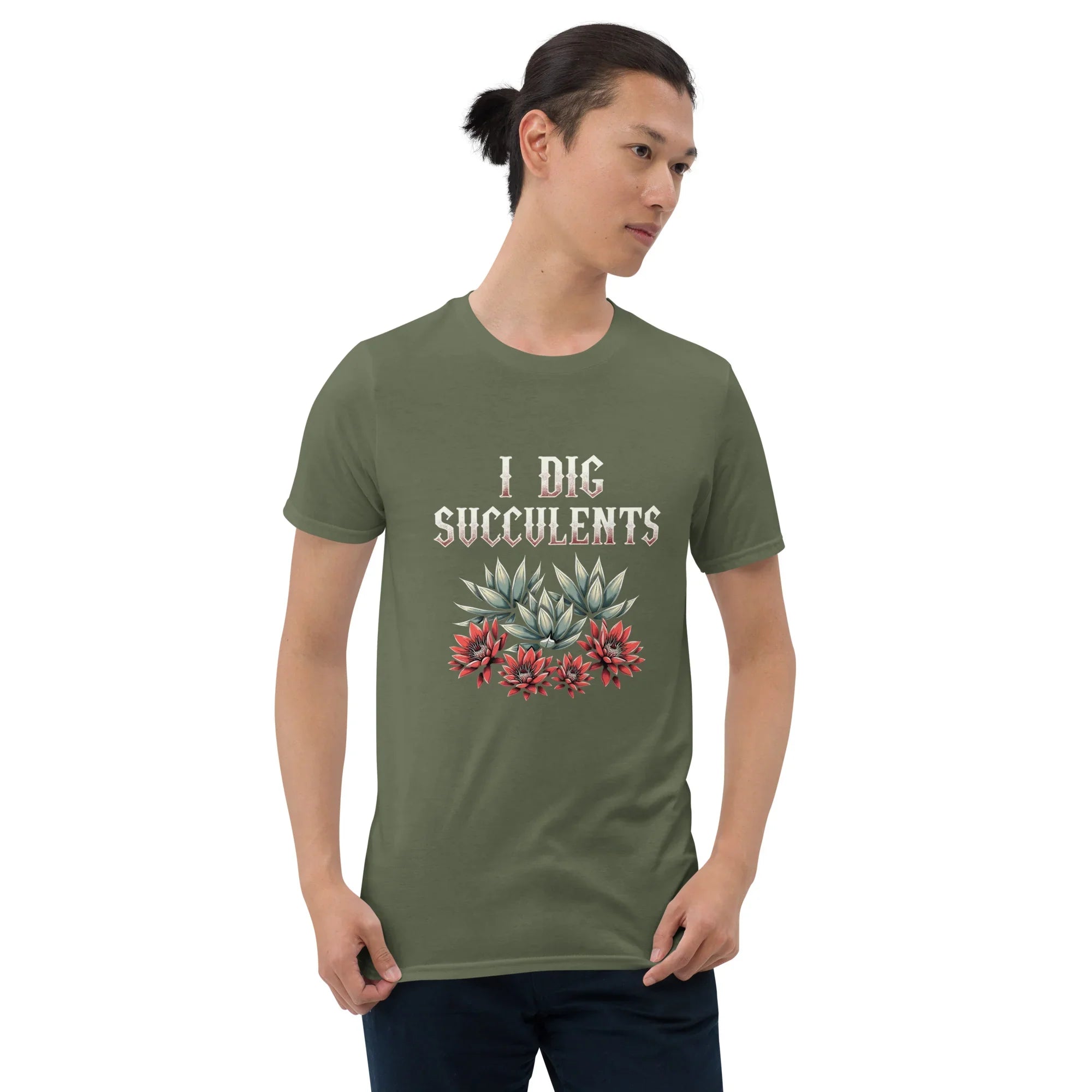 Succulent Lover T-Shirt – I Dig Succulents Graphic Tee - RaZits