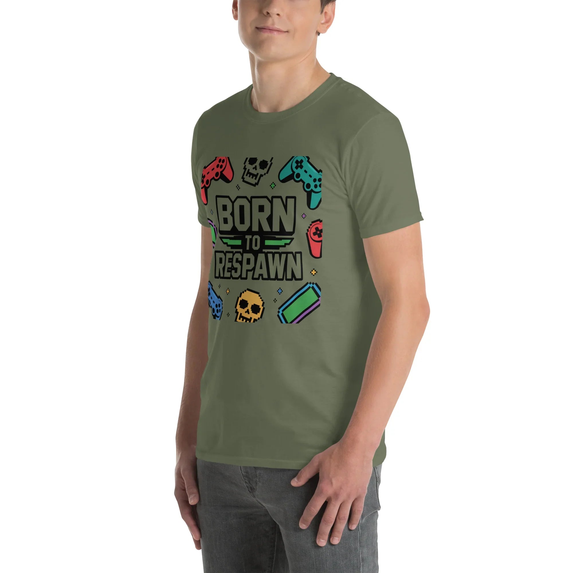 Born to Respawn Shirt – Retro Gamer Comeback Tee - RaZits