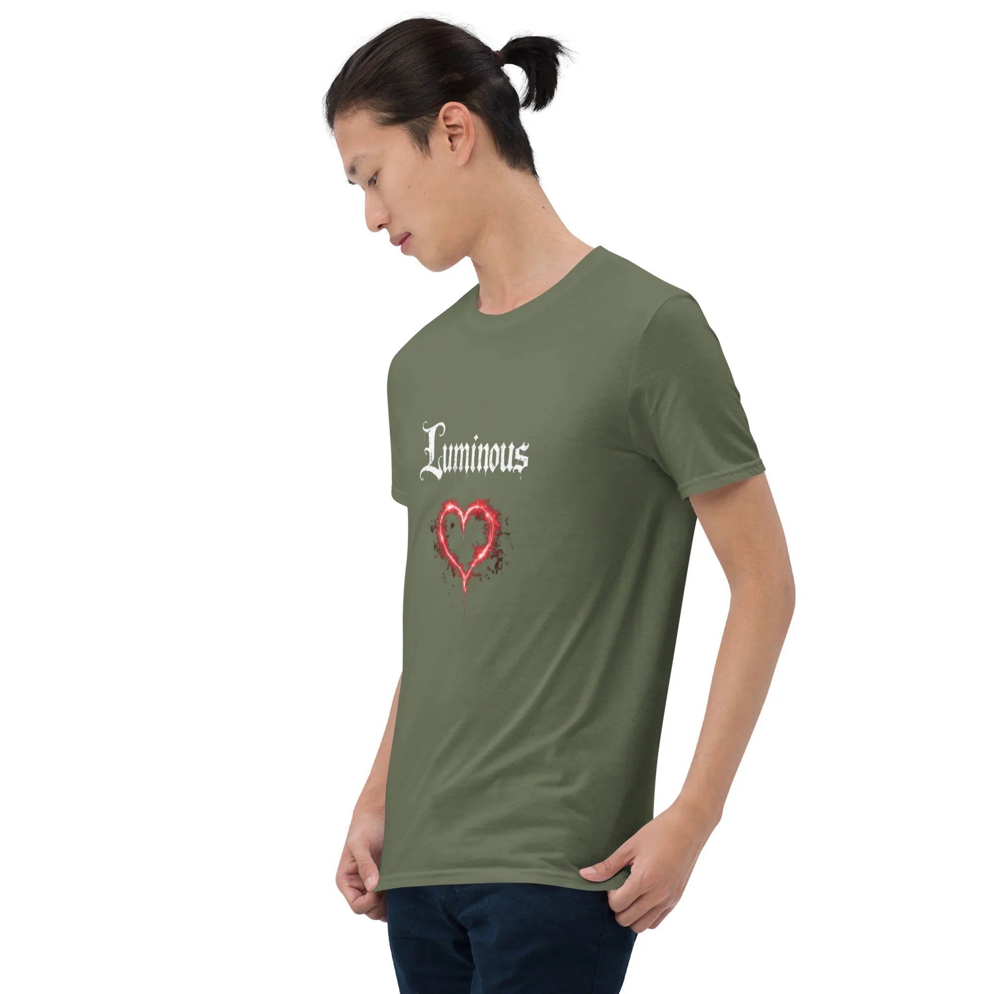 Luminous Lyrics Heart Glow Tee - RaZits