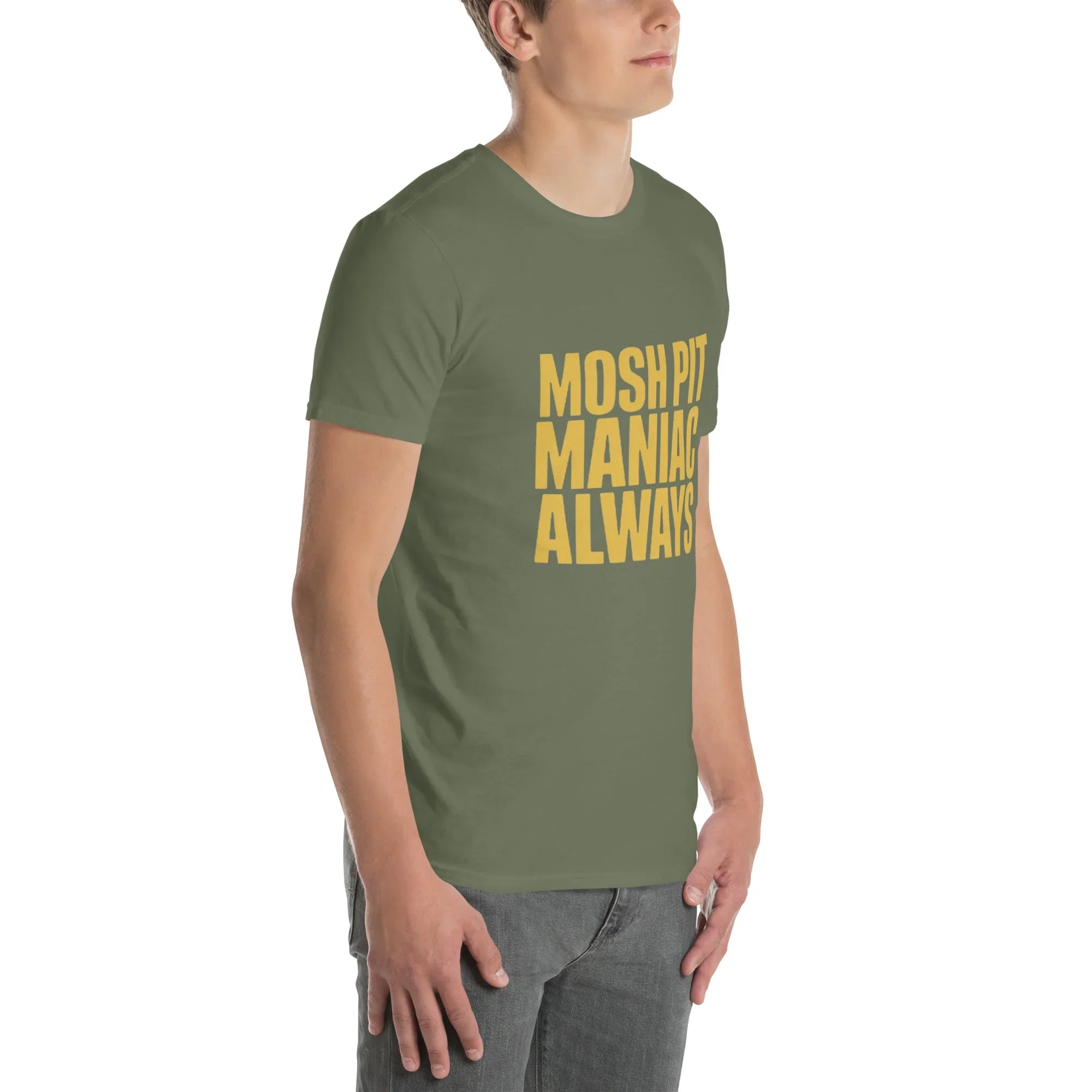 Mosh Pit Maniac Always Bold Text Tee - RaZits