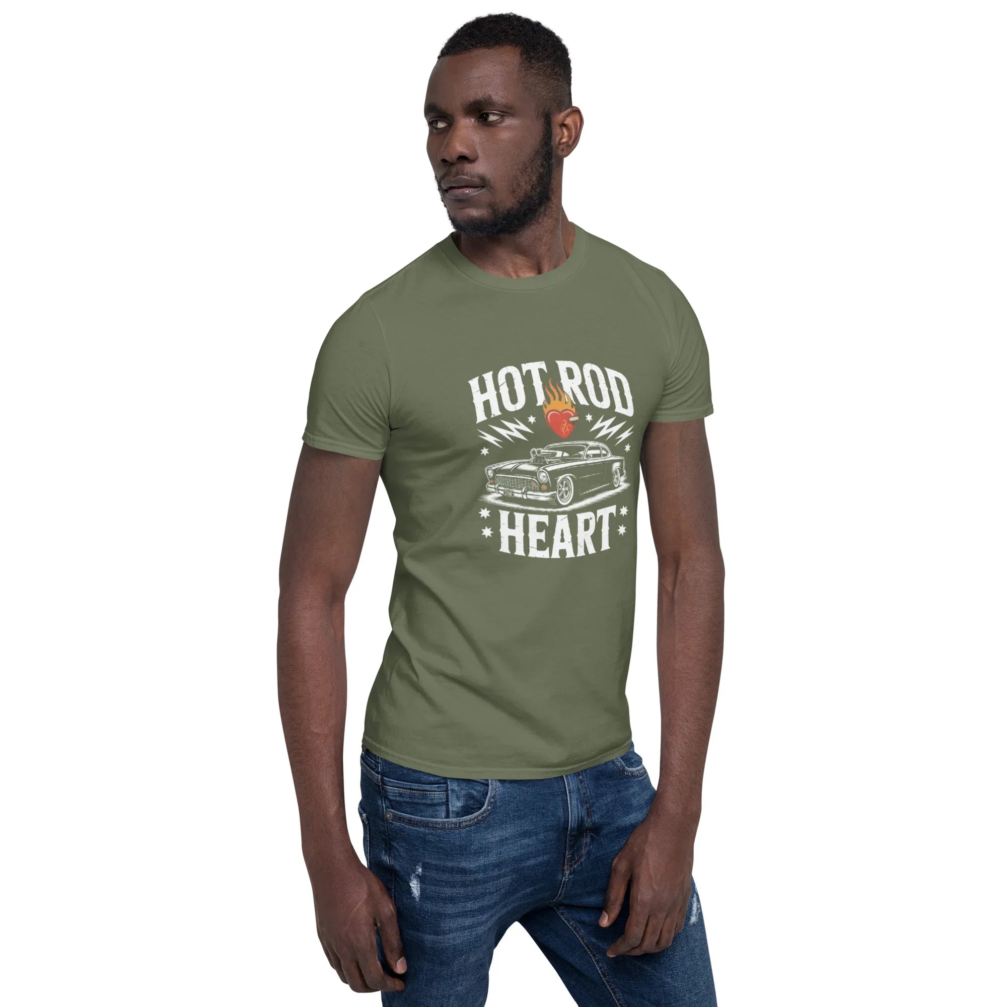 Hot Rod Heart Muscle Car Tee - RaZits