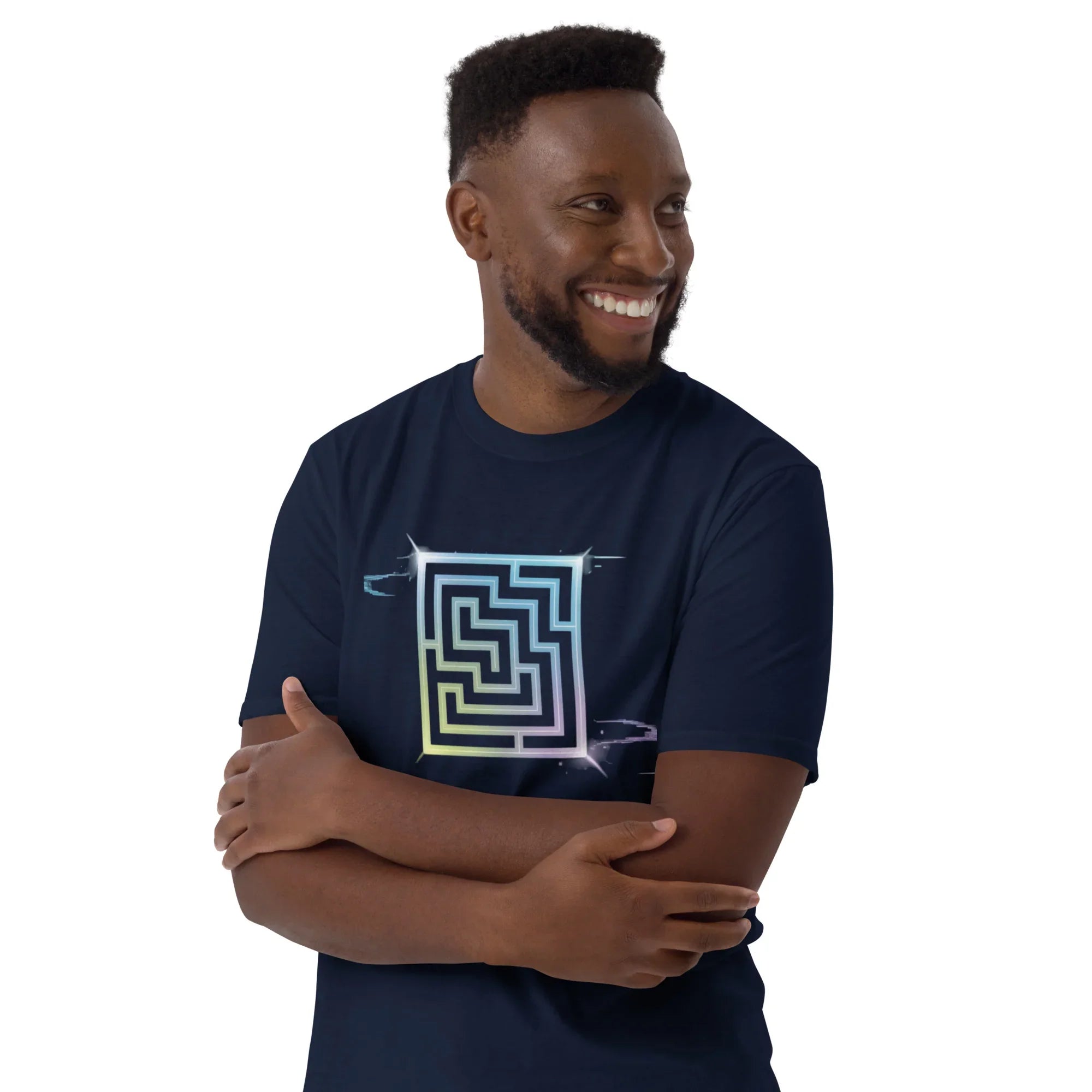 Neon Labyrinth Shirt – Pixel Maze Gamer Tee - RaZits