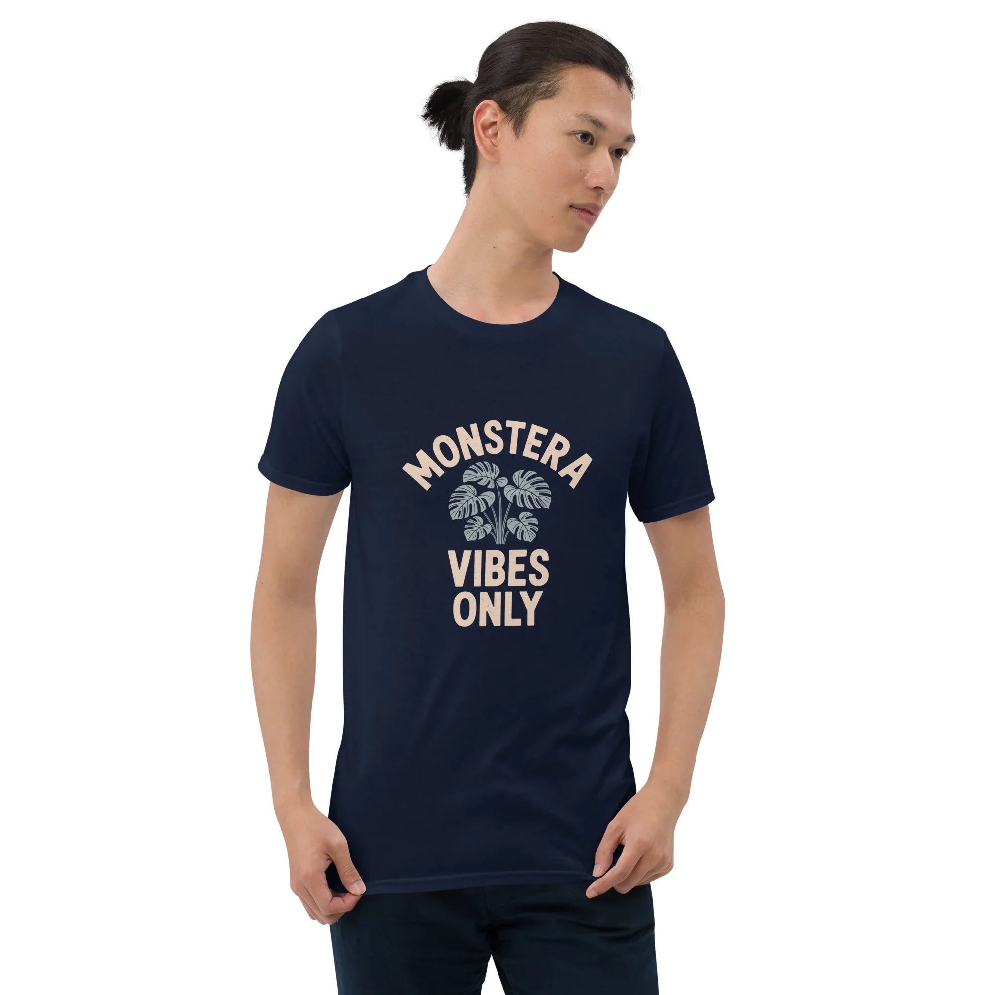 Monstera Plant T-Shirt – Monstera Vibes Only Minimal Tee - RaZits