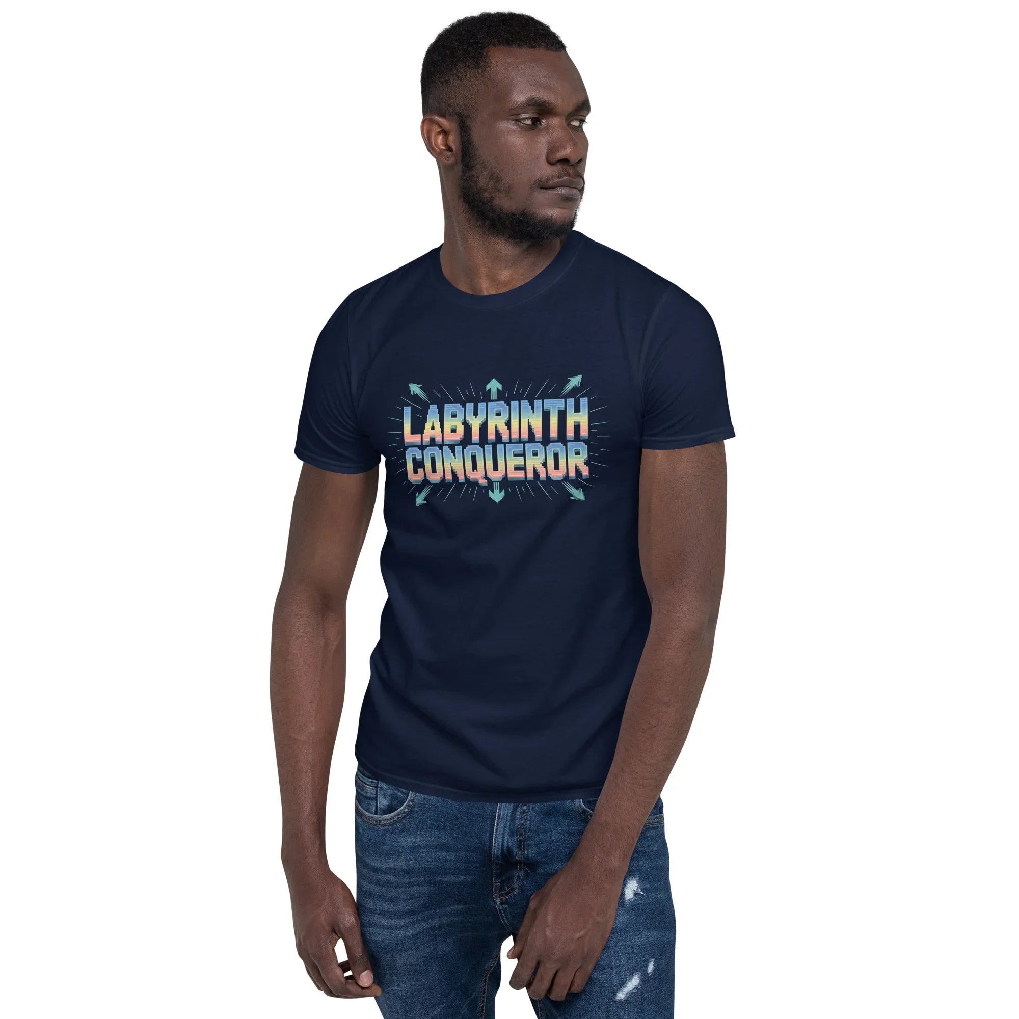 Dungeon Crawler Shirt – Pixel Labyrinth Conqueror Tee - RaZits