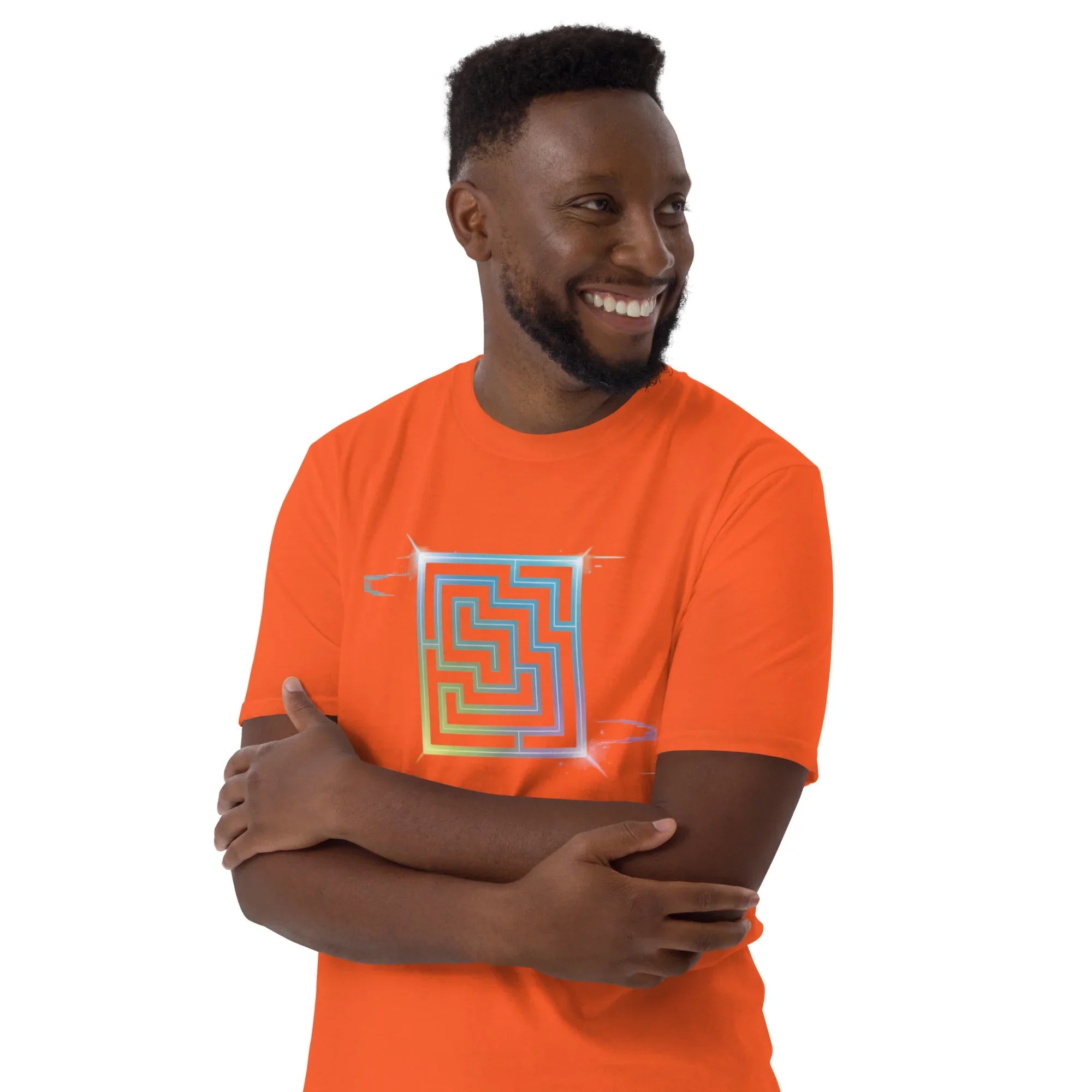 Neon Labyrinth Shirt – Pixel Maze Gamer Tee - RaZits