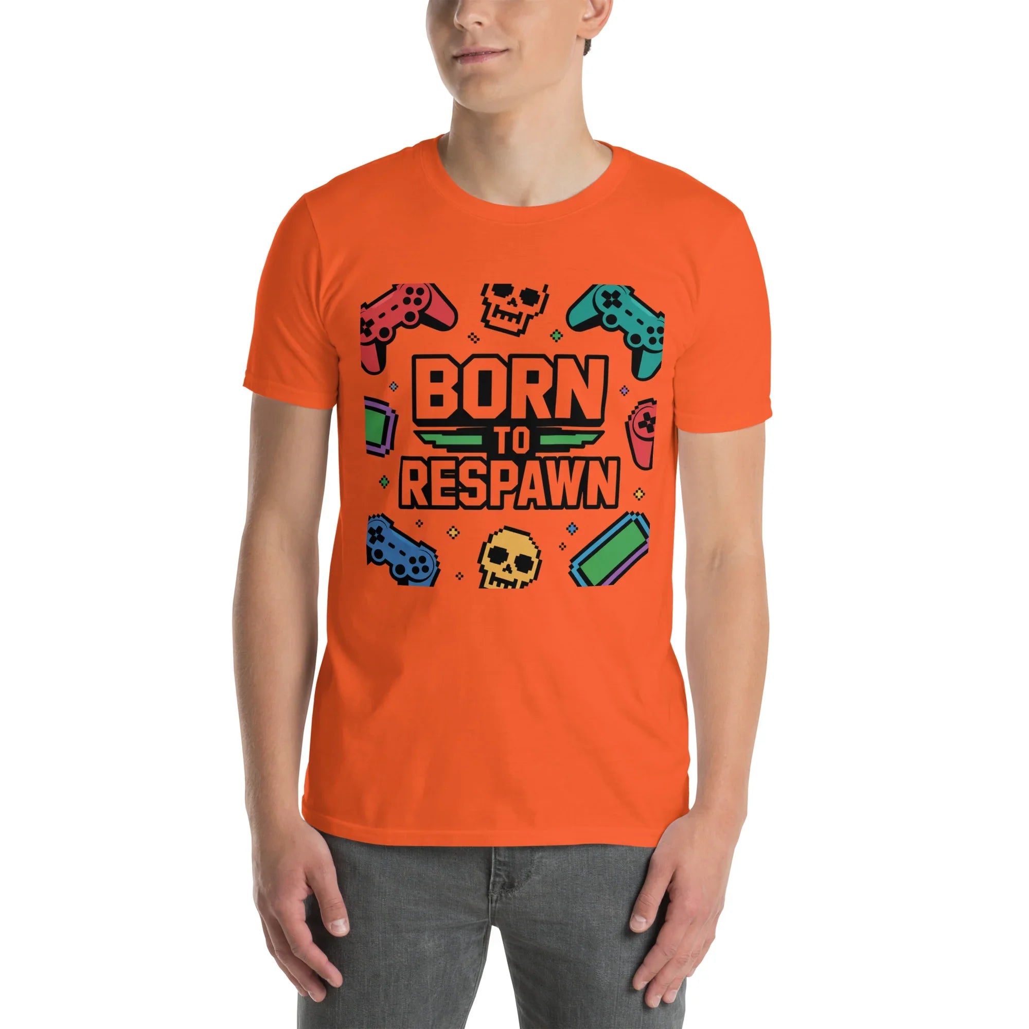 Born to Respawn Shirt – Retro Gamer Comeback Tee - RaZits
