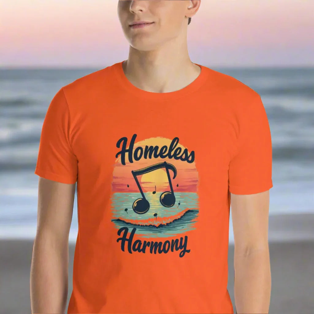 Homeless Harmony Sunset Music Tee - RaZits