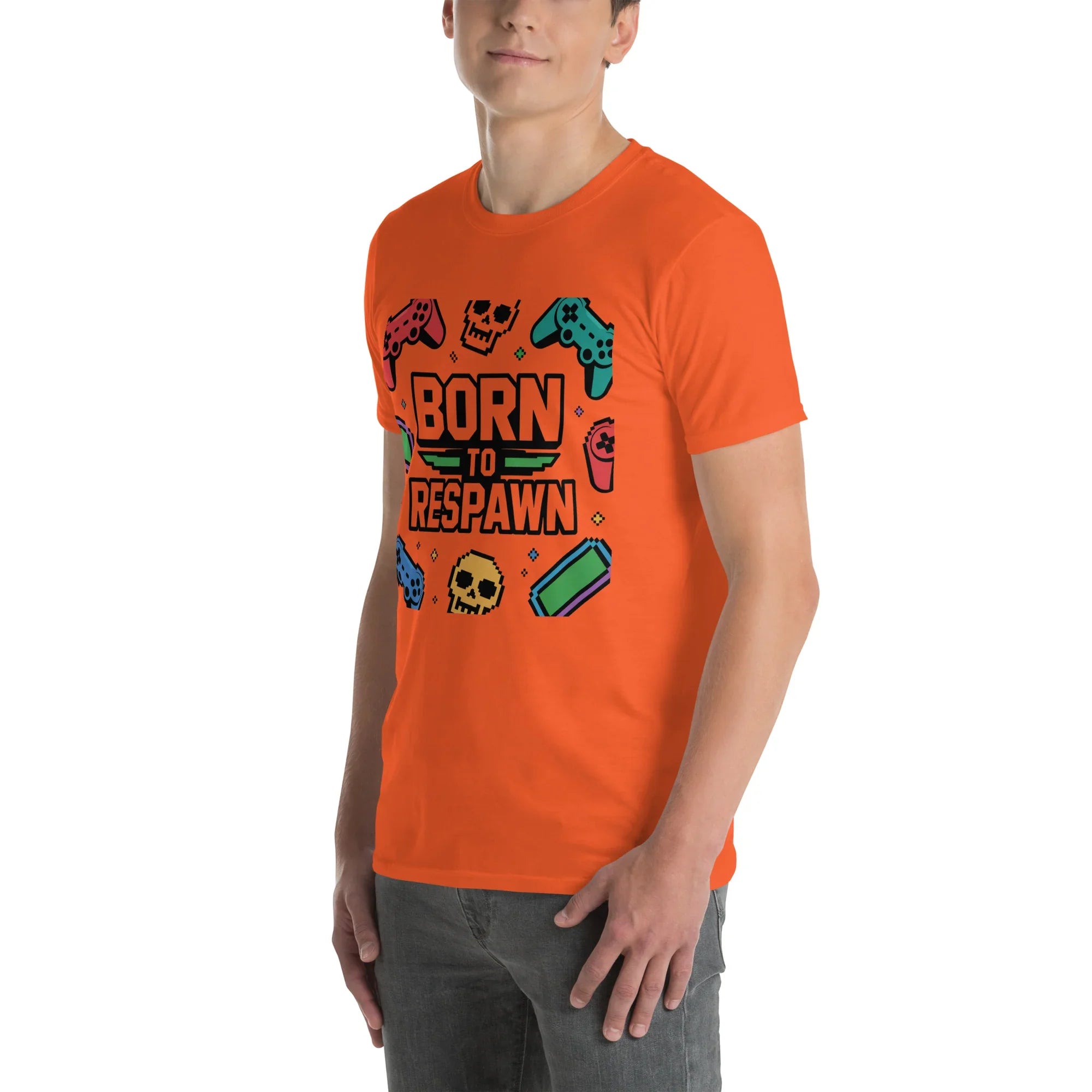 Born to Respawn Shirt – Retro Gamer Comeback Tee - RaZits