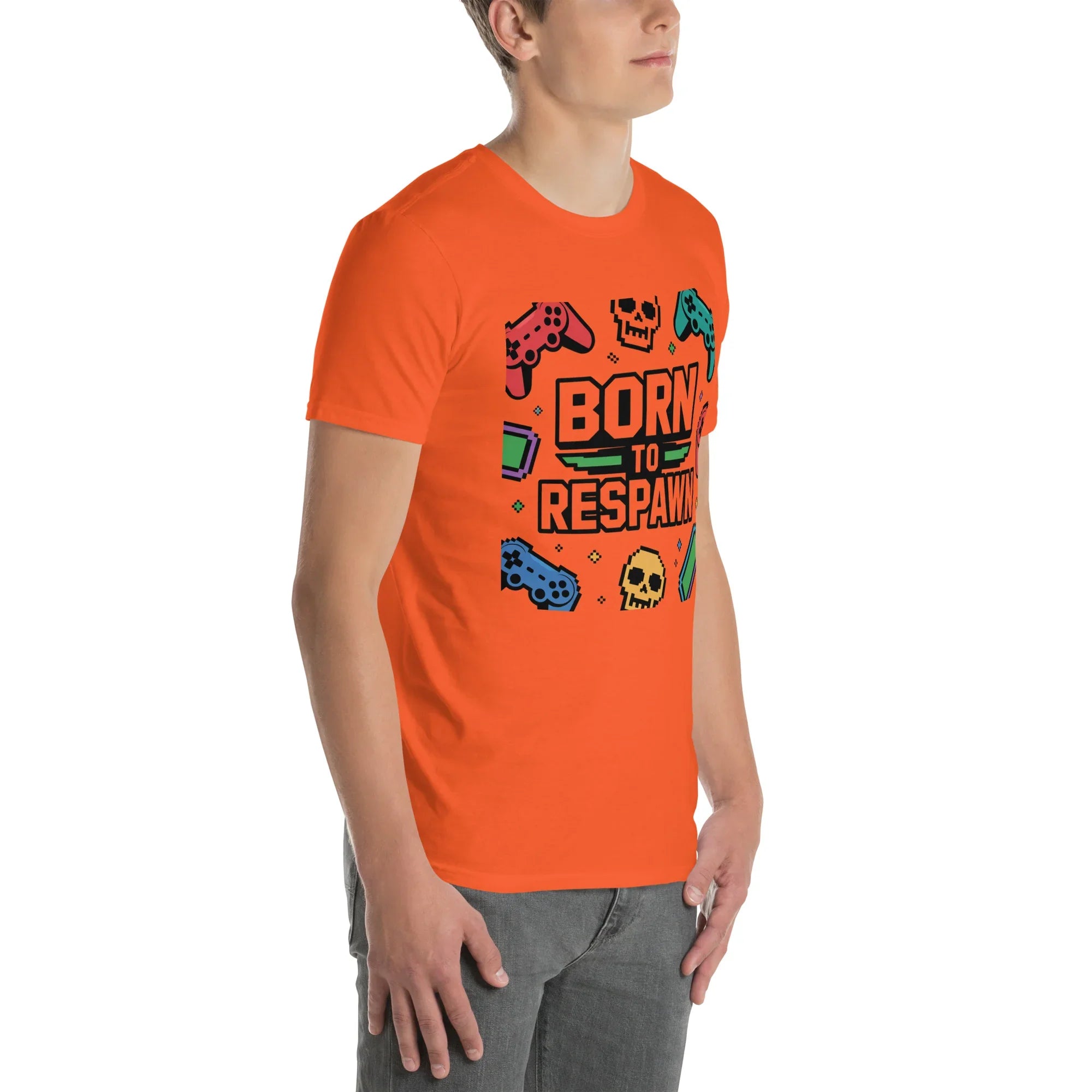 Born to Respawn Shirt – Retro Gamer Comeback Tee - RaZits