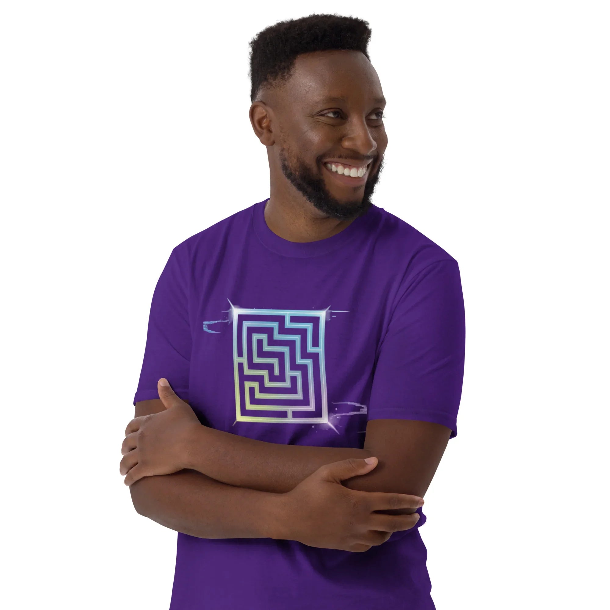 Neon Labyrinth Shirt – Pixel Maze Gamer Tee - RaZits