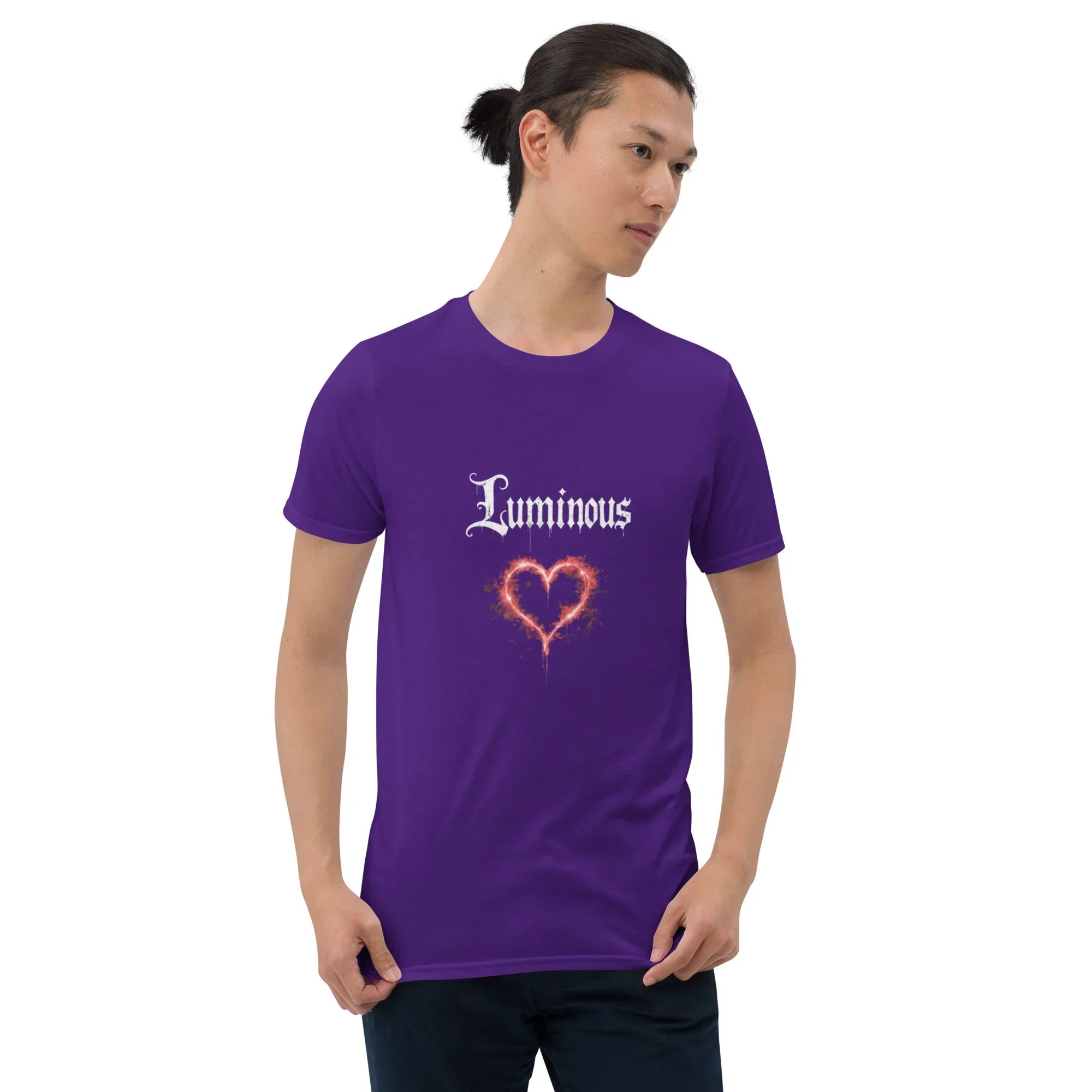 Luminous Lyrics Heart Glow Tee - RaZits