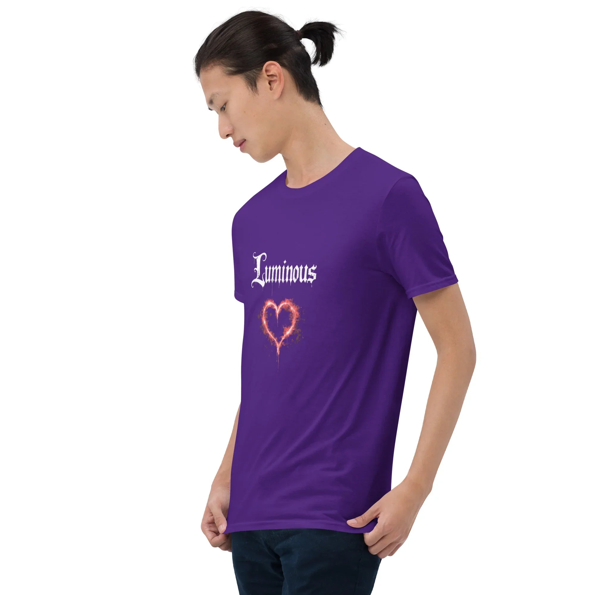 Luminous Lyrics Heart Glow Tee - RaZits