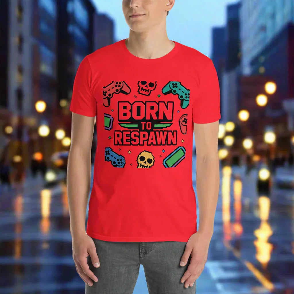 Born to Respawn Shirt – Retro Gamer Comeback Tee - RaZits
