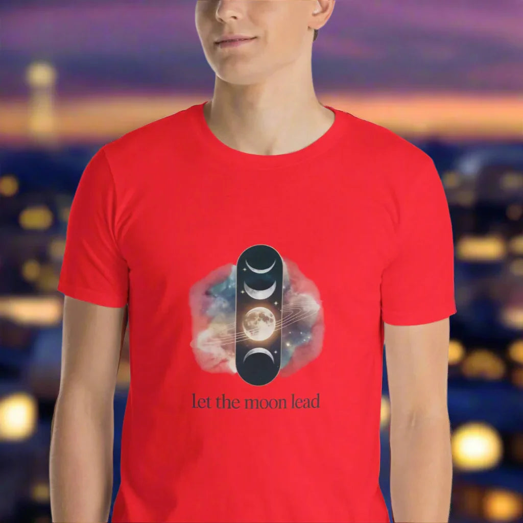 Let the Moon Lead T-Shirt – Phases & Saturn Design - RaZits