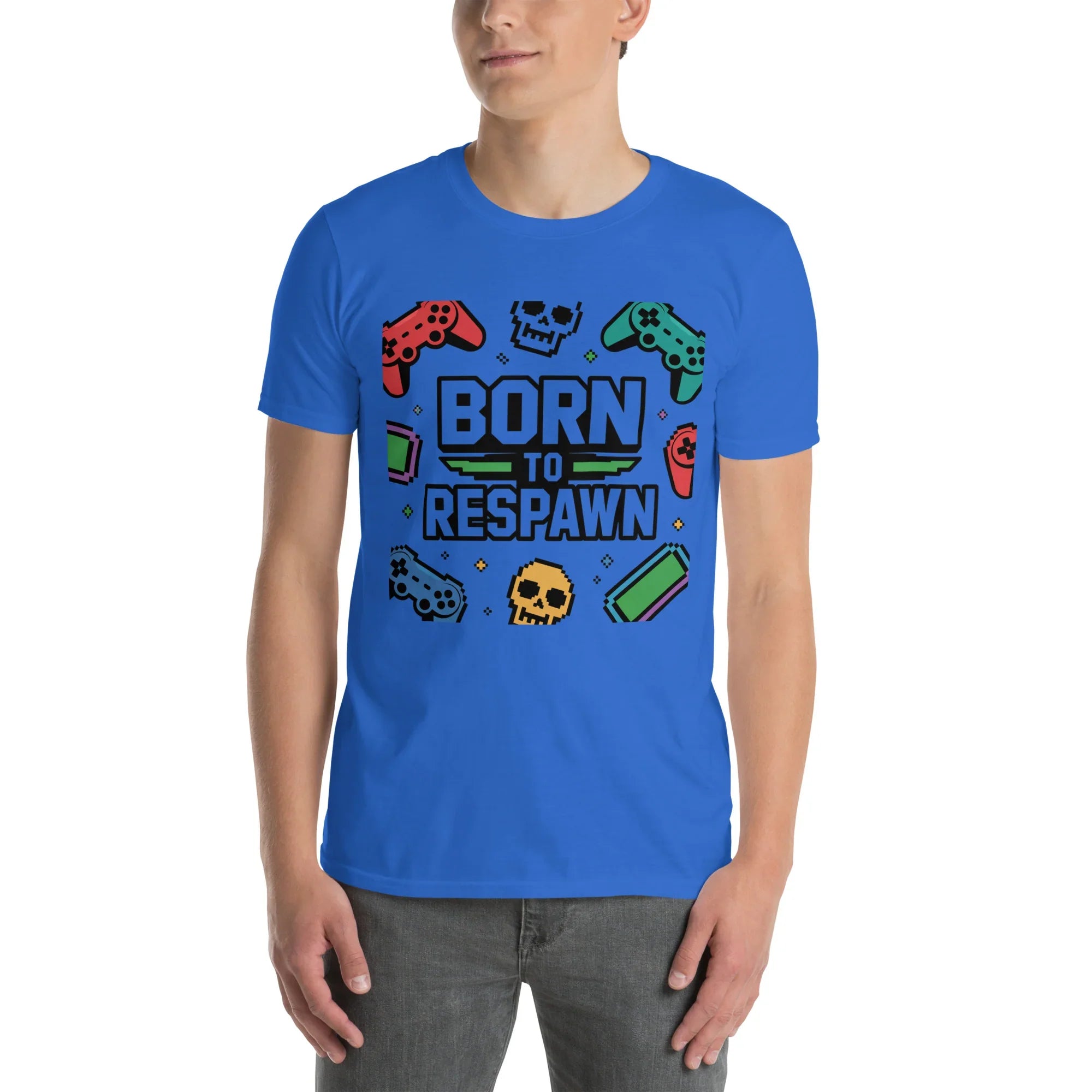 Born to Respawn Shirt – Retro Gamer Comeback Tee - RaZits