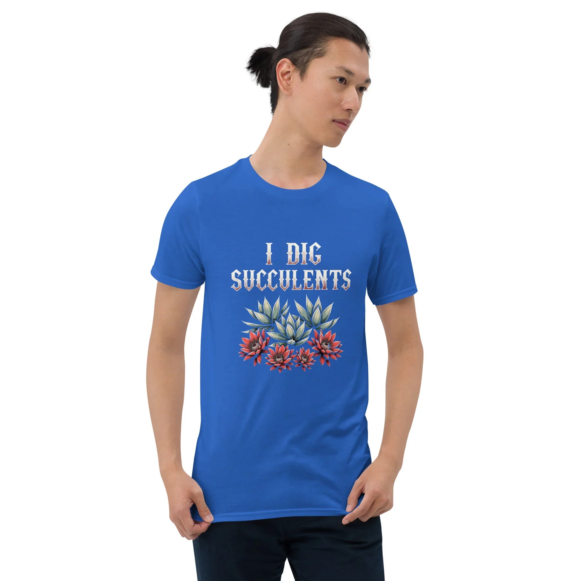 Succulent Lover T-Shirt – I Dig Succulents Graphic Tee - RaZits
