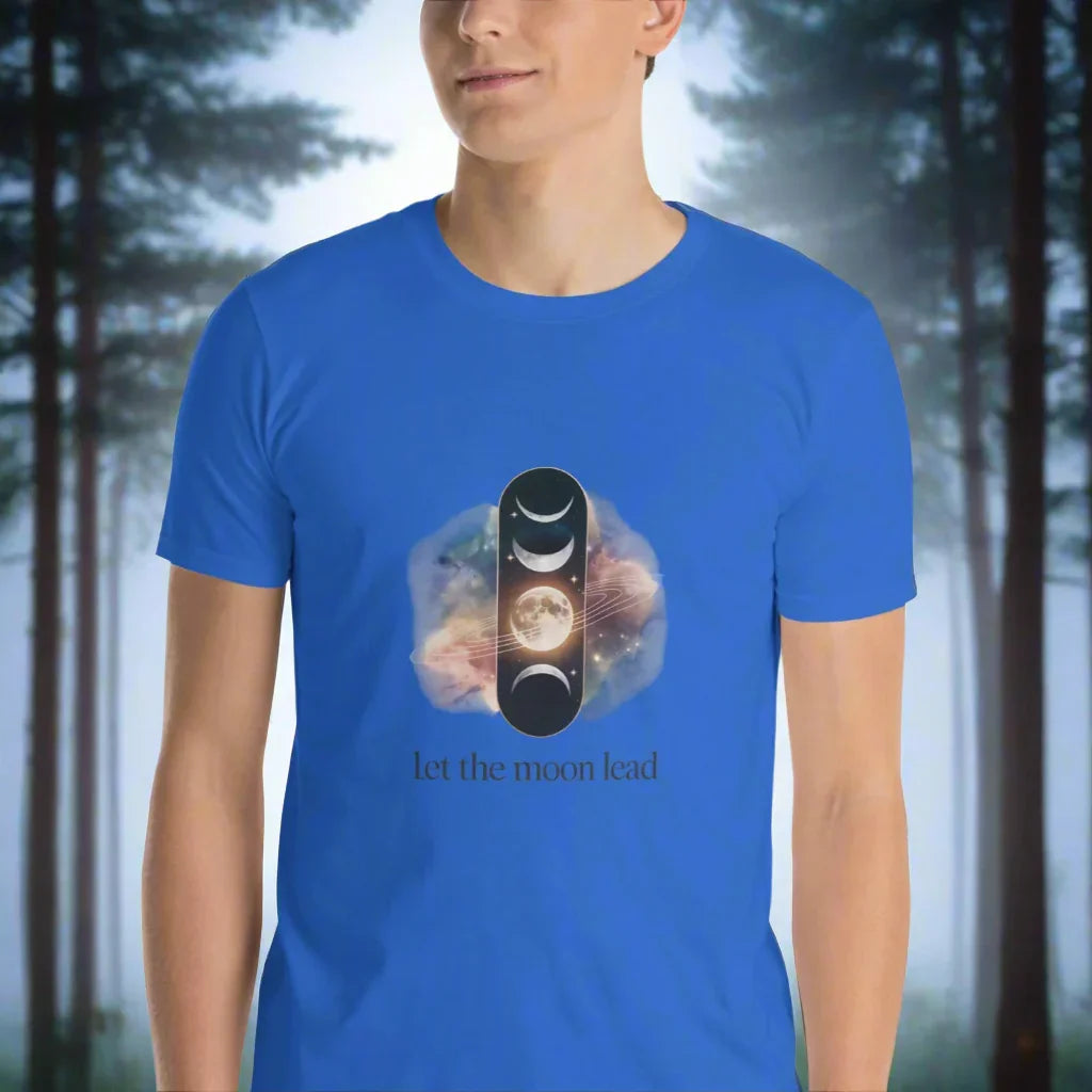 Let the Moon Lead T-Shirt – Phases & Saturn Design - RaZits