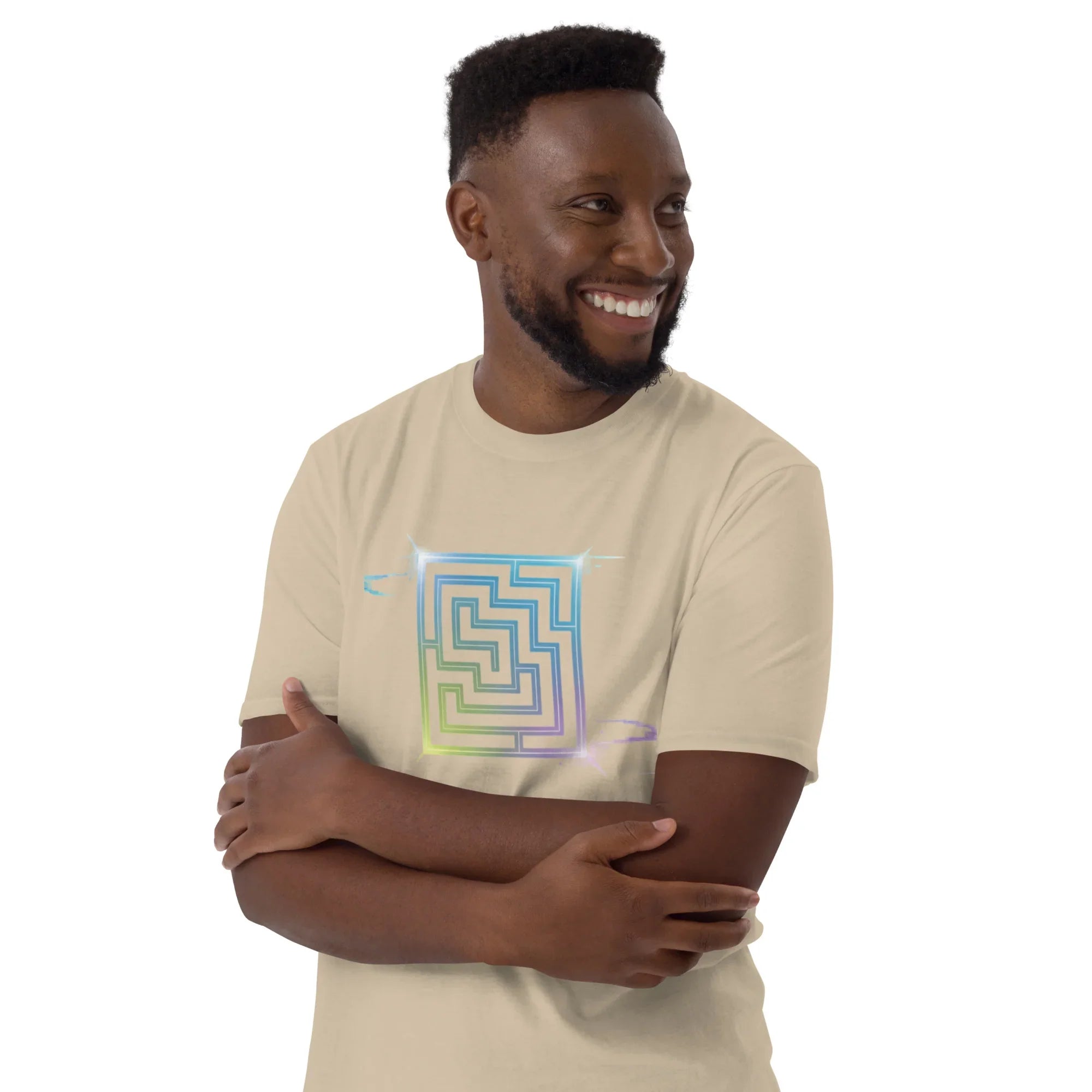 Neon Labyrinth Shirt – Pixel Maze Gamer Tee - RaZits
