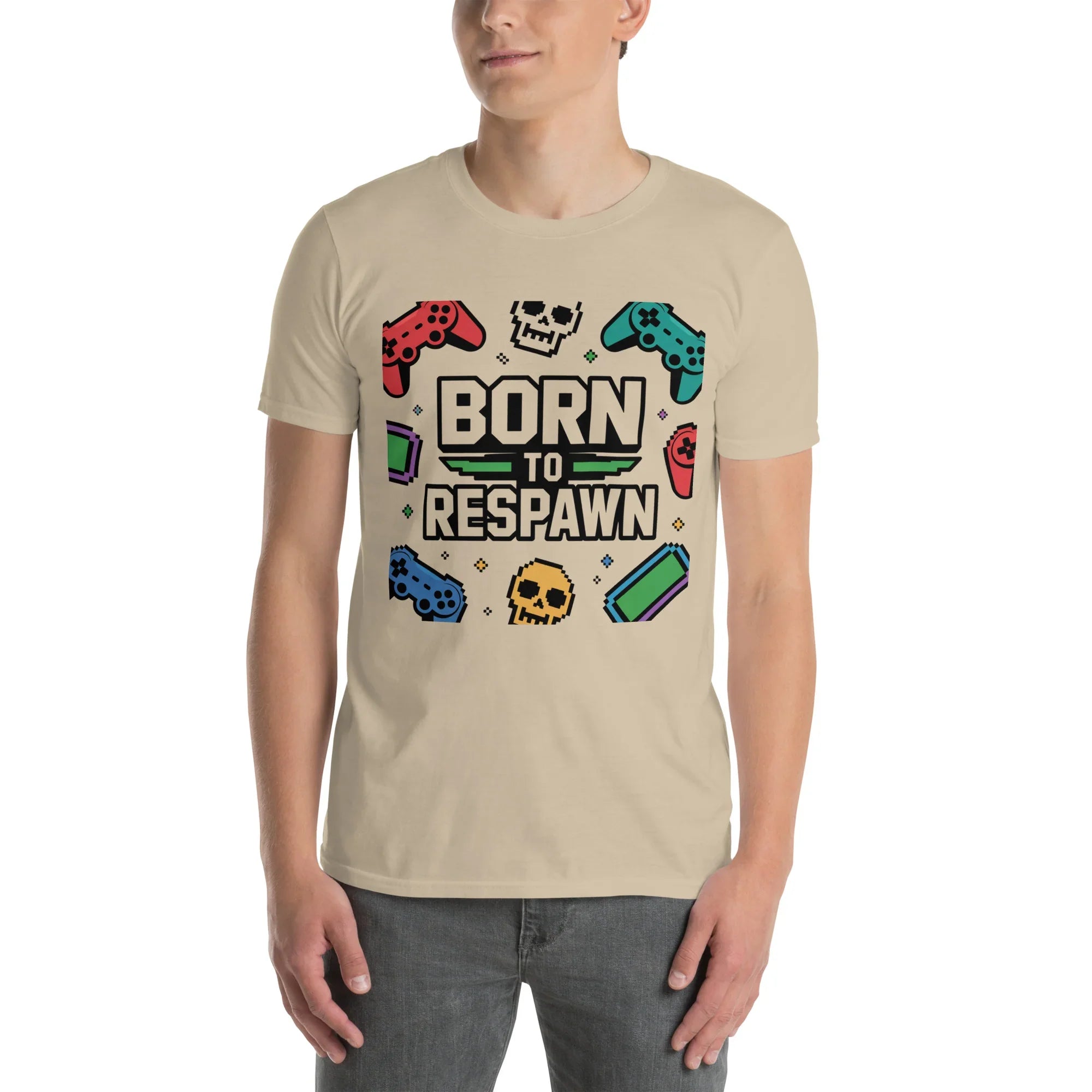 Born to Respawn Shirt – Retro Gamer Comeback Tee - RaZits