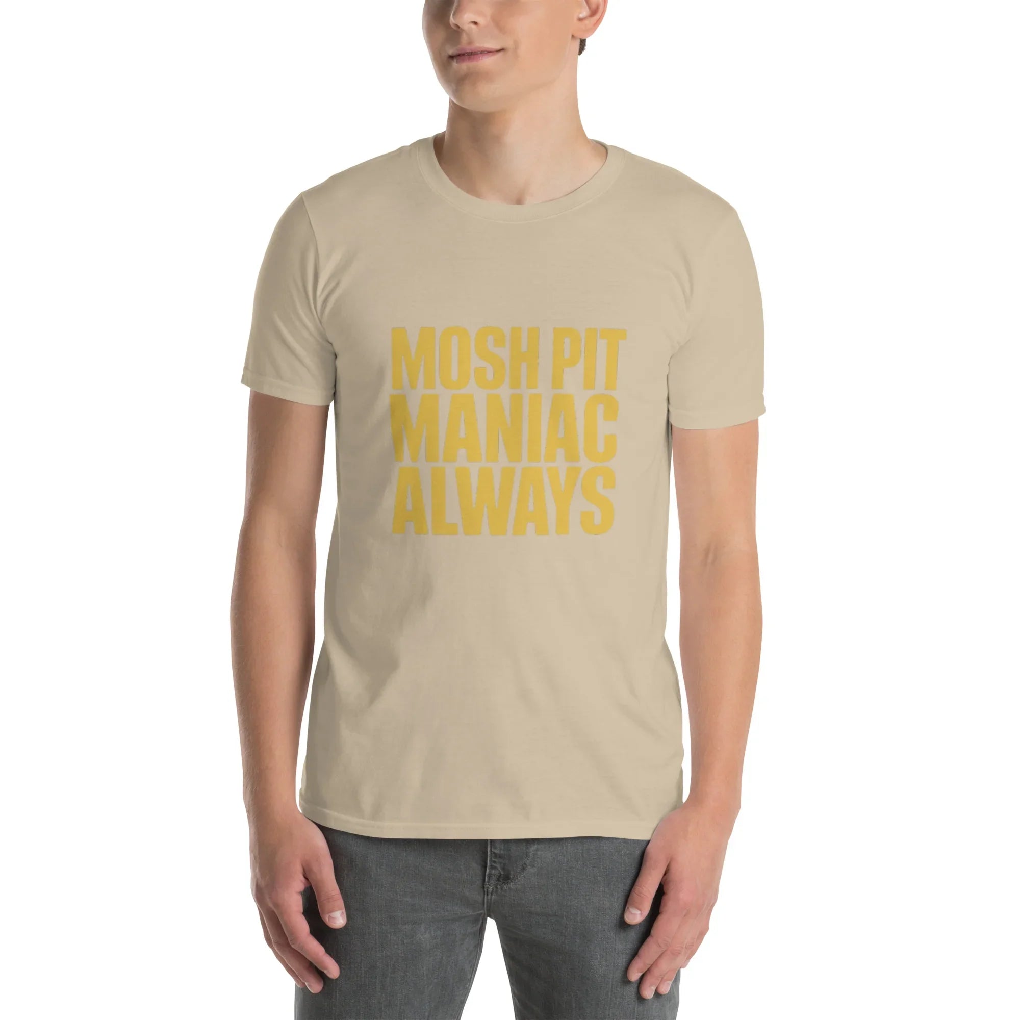 Mosh Pit Maniac Always Bold Text Tee - RaZits