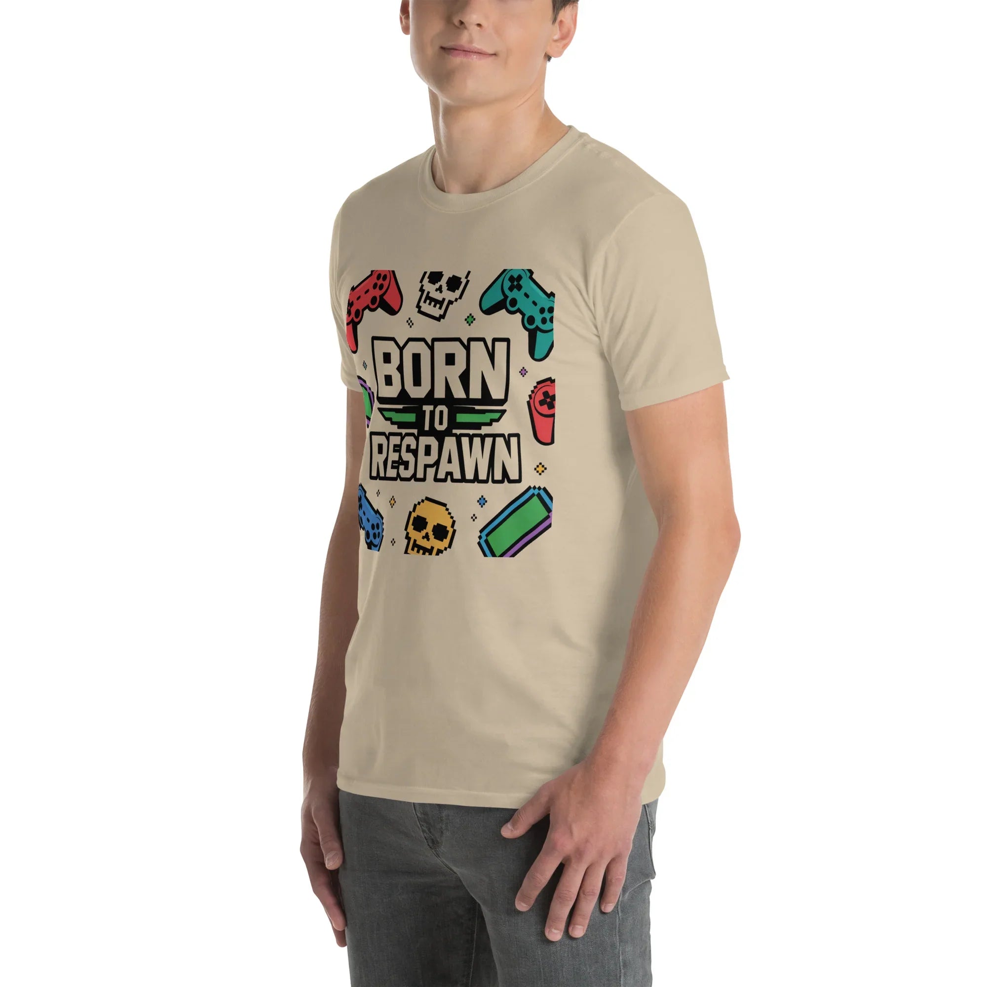 Born to Respawn Shirt – Retro Gamer Comeback Tee - RaZits