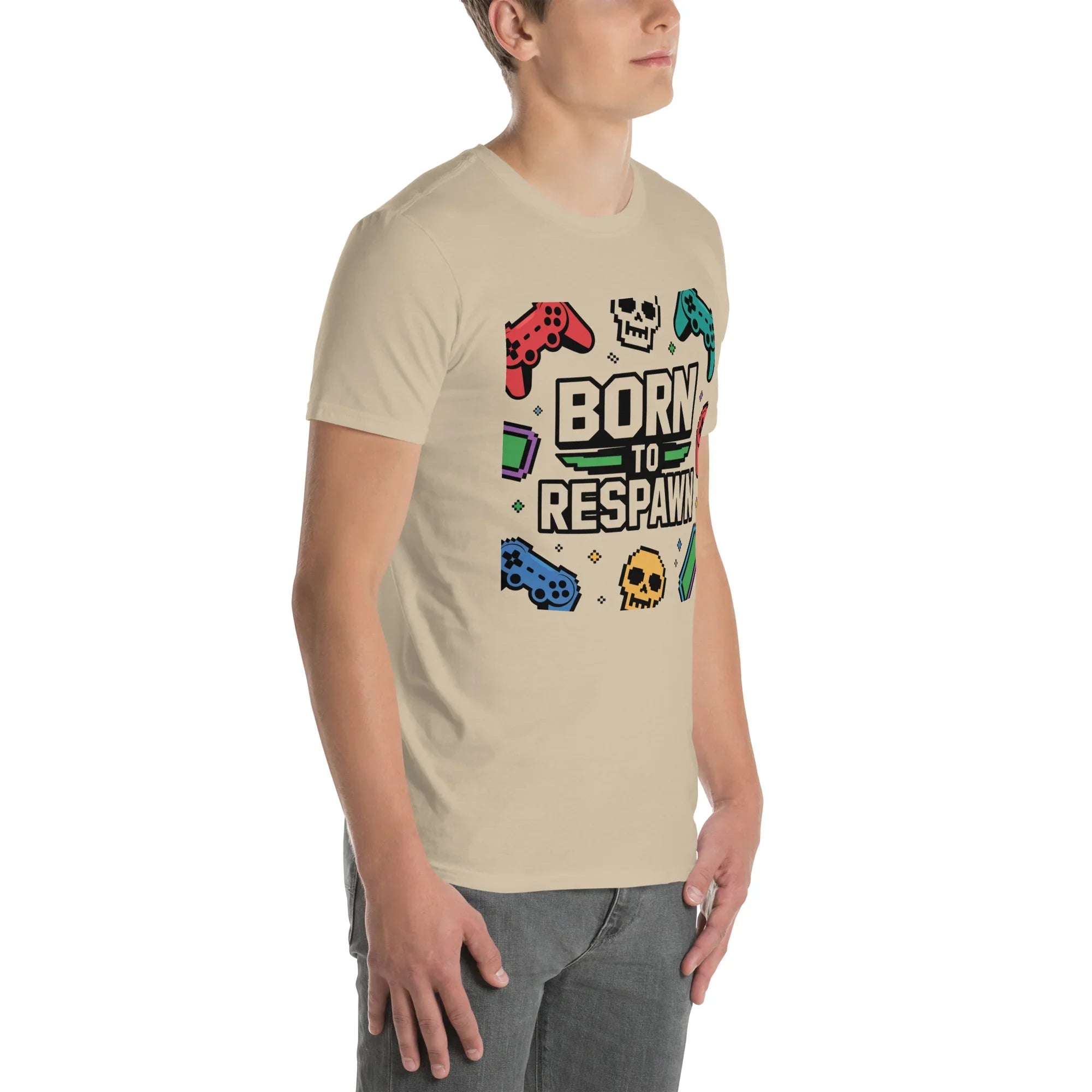 Born to Respawn Shirt – Retro Gamer Comeback Tee - RaZits