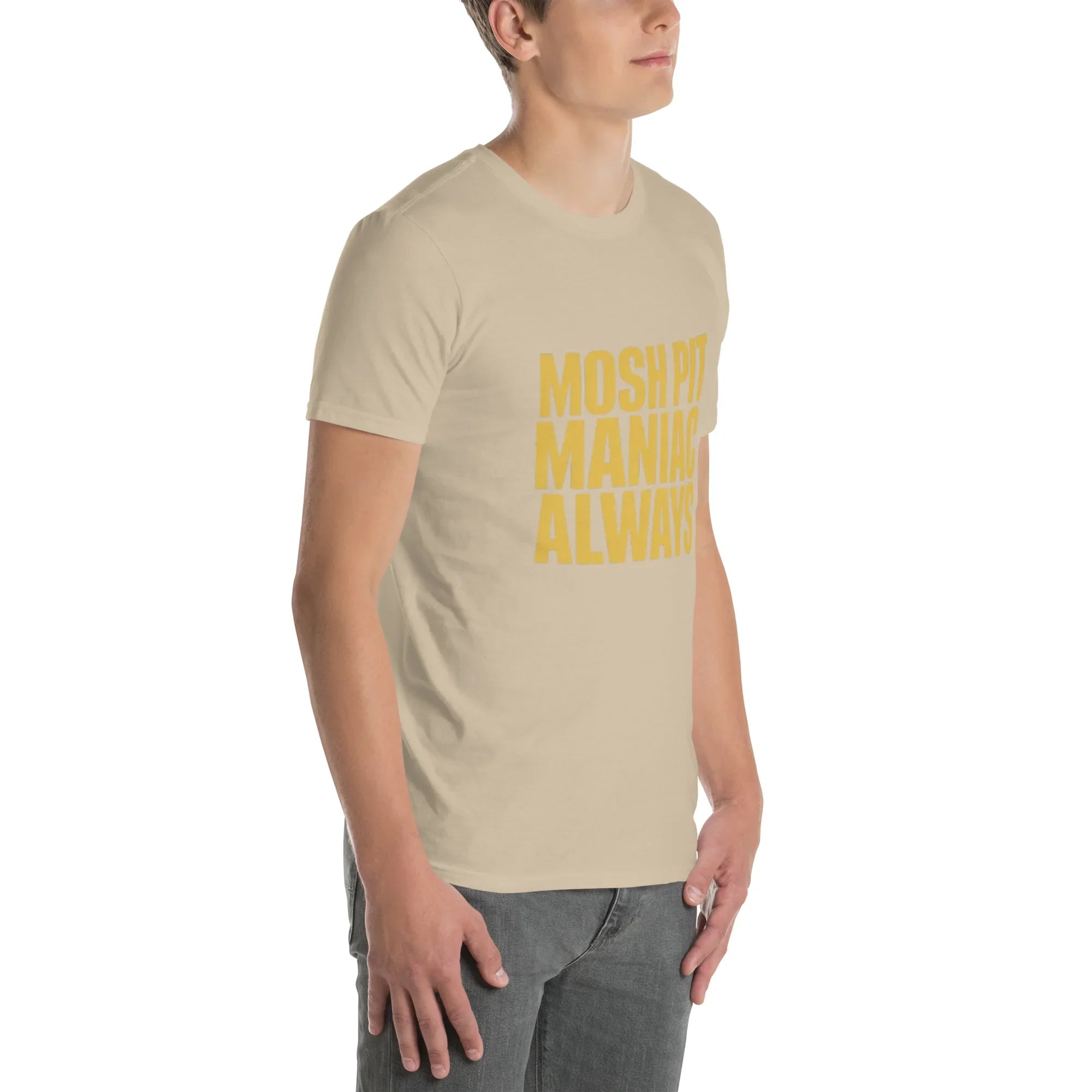Mosh Pit Maniac Always Bold Text Tee - RaZits
