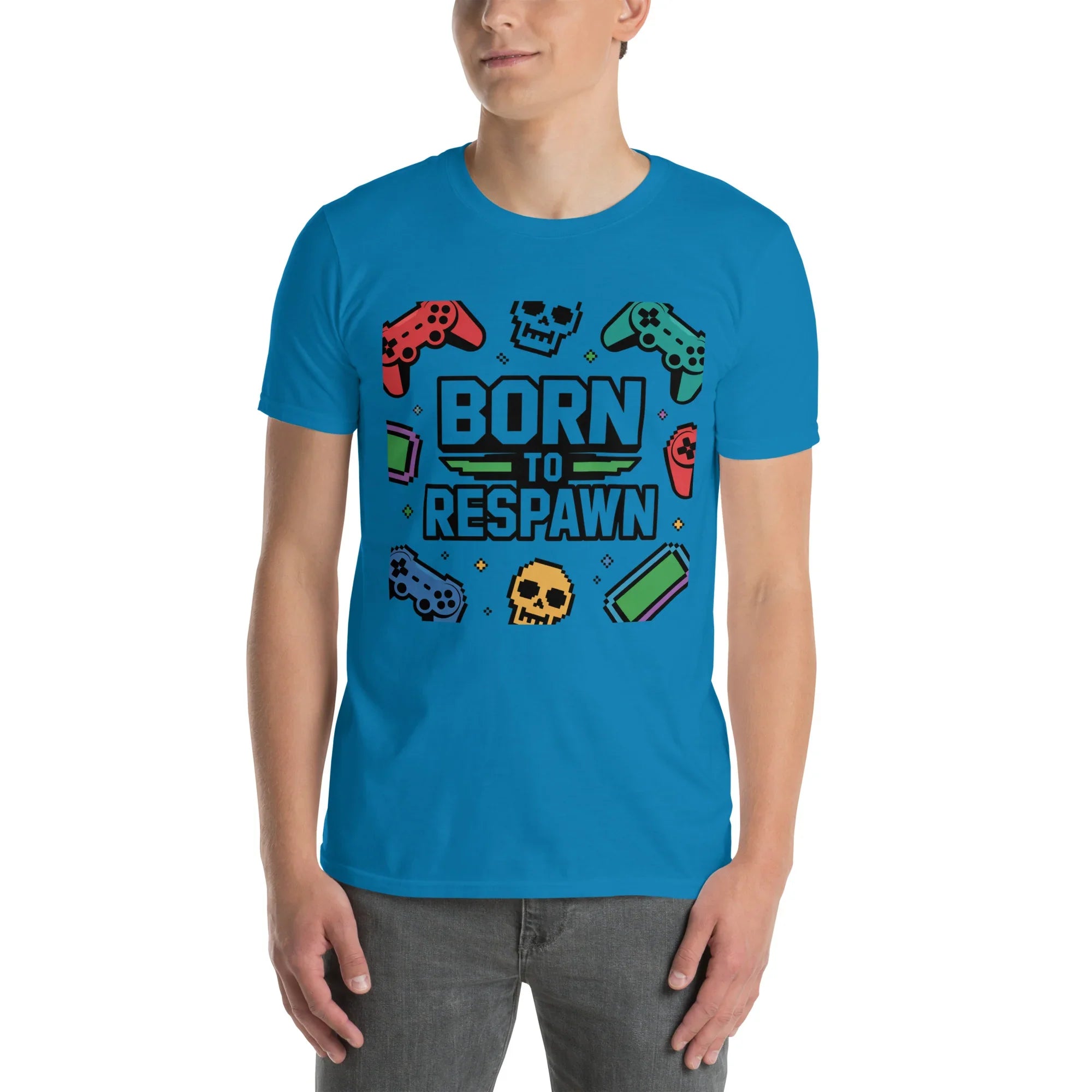 Born to Respawn Shirt – Retro Gamer Comeback Tee - RaZits