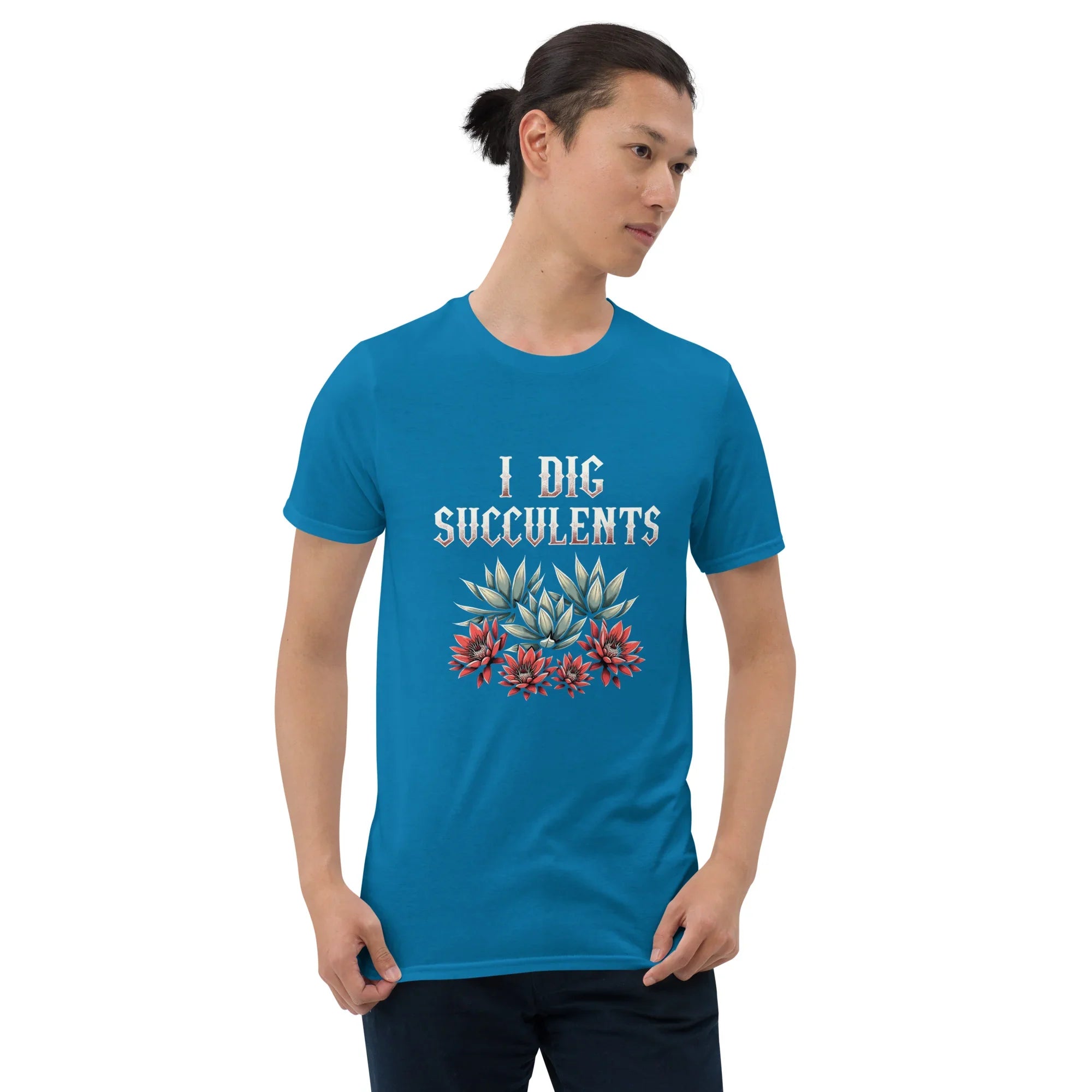 Succulent Lover T-Shirt – I Dig Succulents Graphic Tee - RaZits