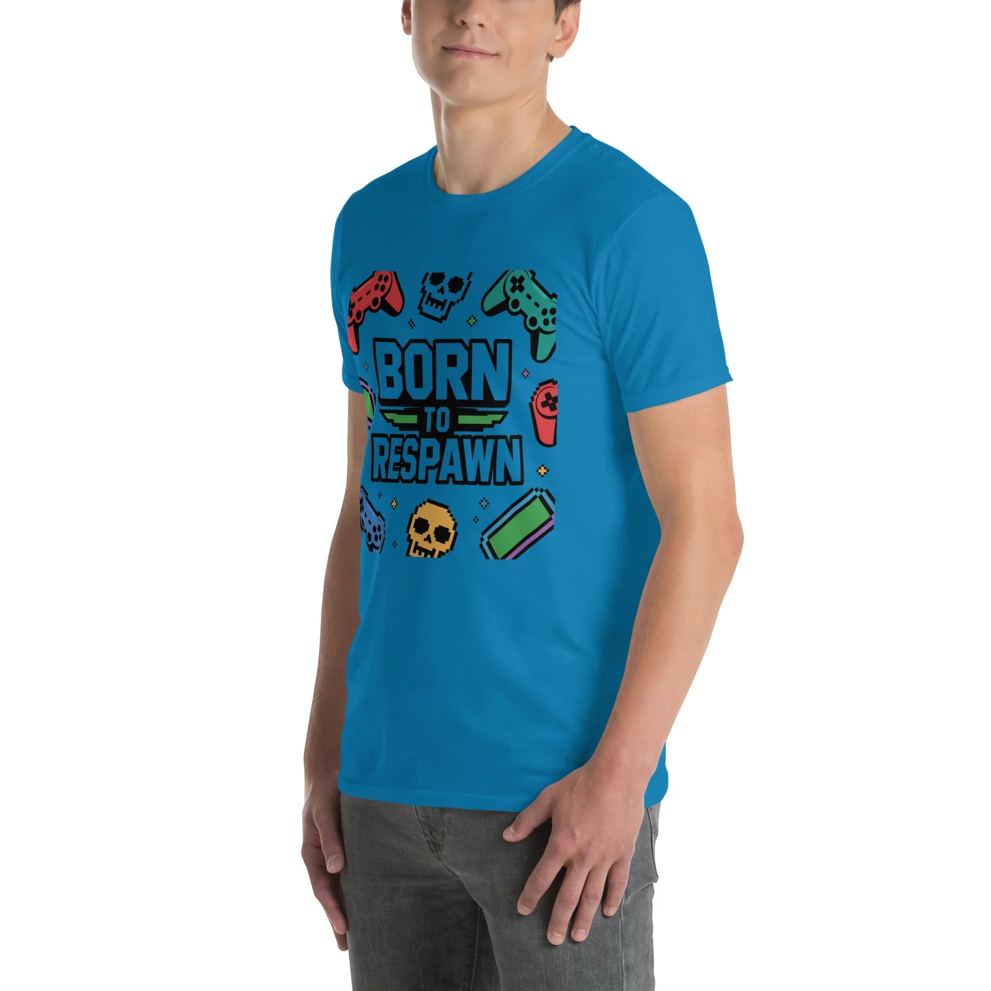 Born to Respawn Shirt – Retro Gamer Comeback Tee - RaZits