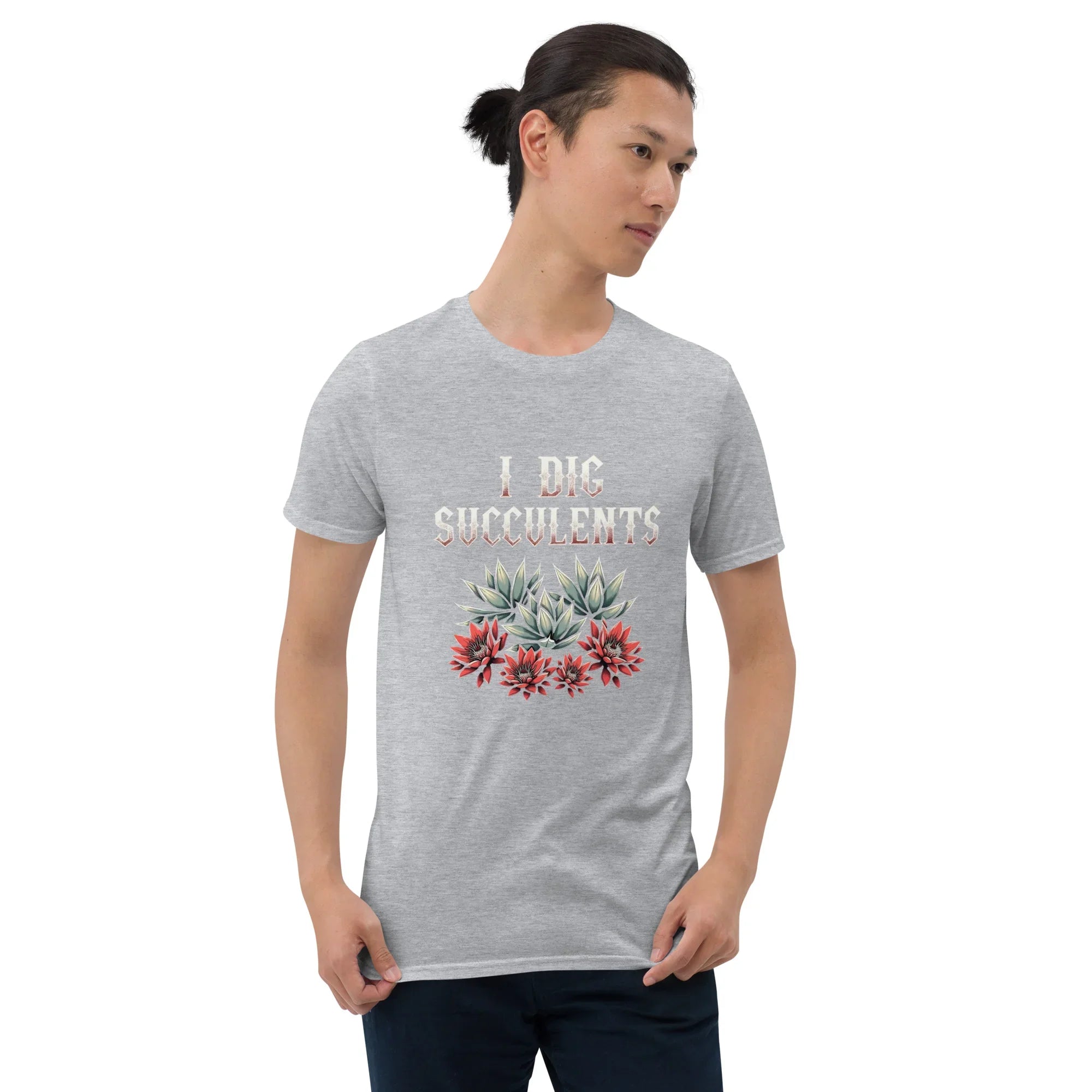 Succulent Lover T-Shirt – I Dig Succulents Graphic Tee - RaZits