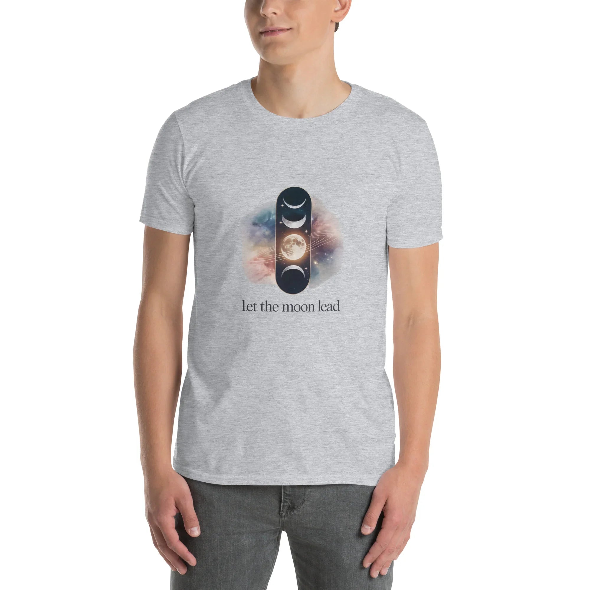 Let the Moon Lead T-Shirt – Phases & Saturn Design - RaZits