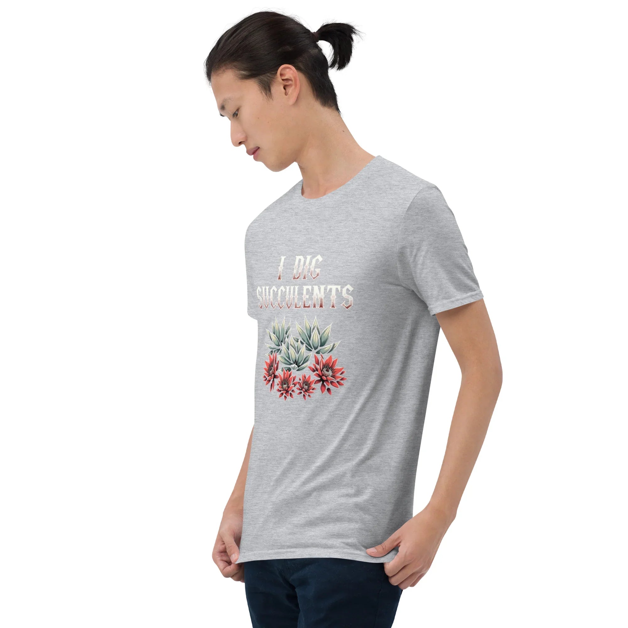 Succulent Lover T-Shirt – I Dig Succulents Graphic Tee - RaZits