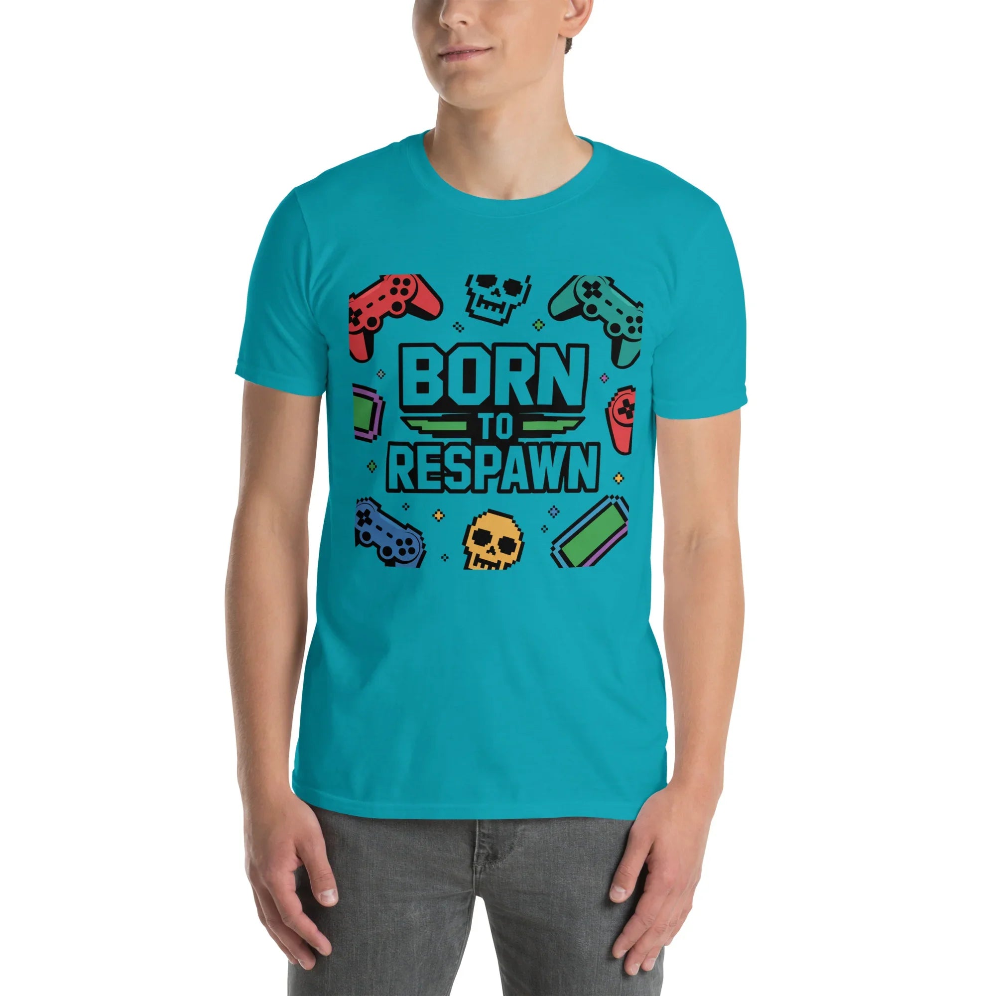 Born to Respawn Shirt – Retro Gamer Comeback Tee - RaZits
