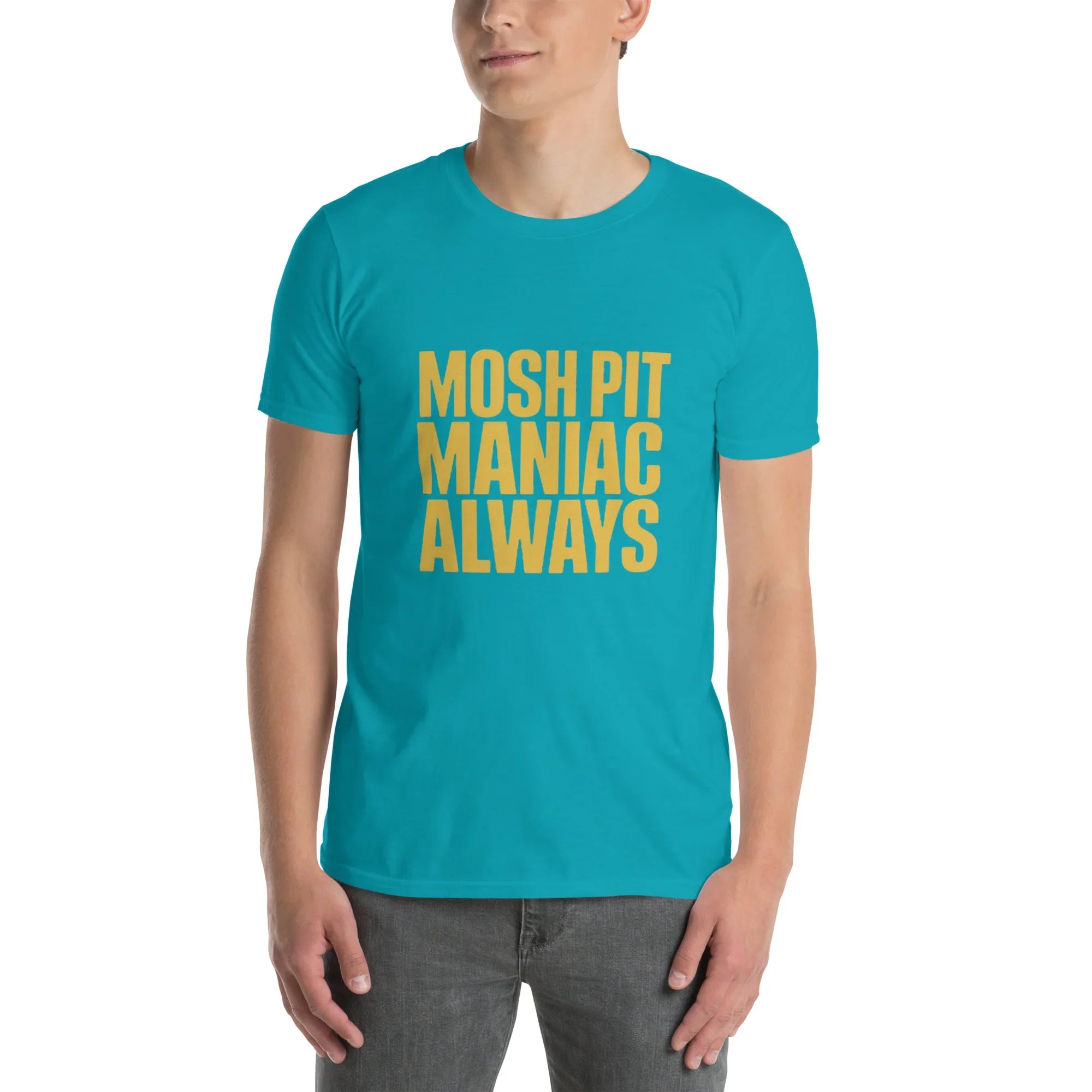 Mosh Pit Maniac Always Bold Text Tee - RaZits