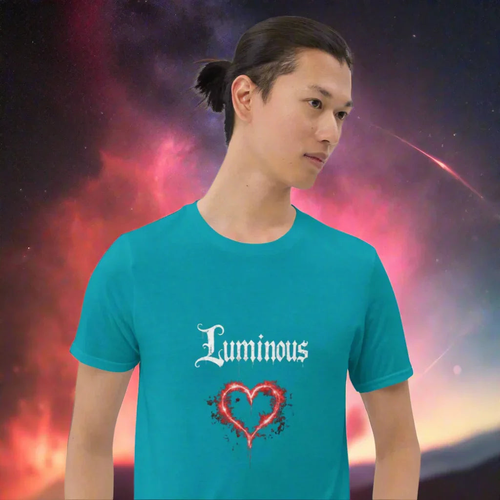 Luminous Lyrics Heart Glow Tee - RaZits