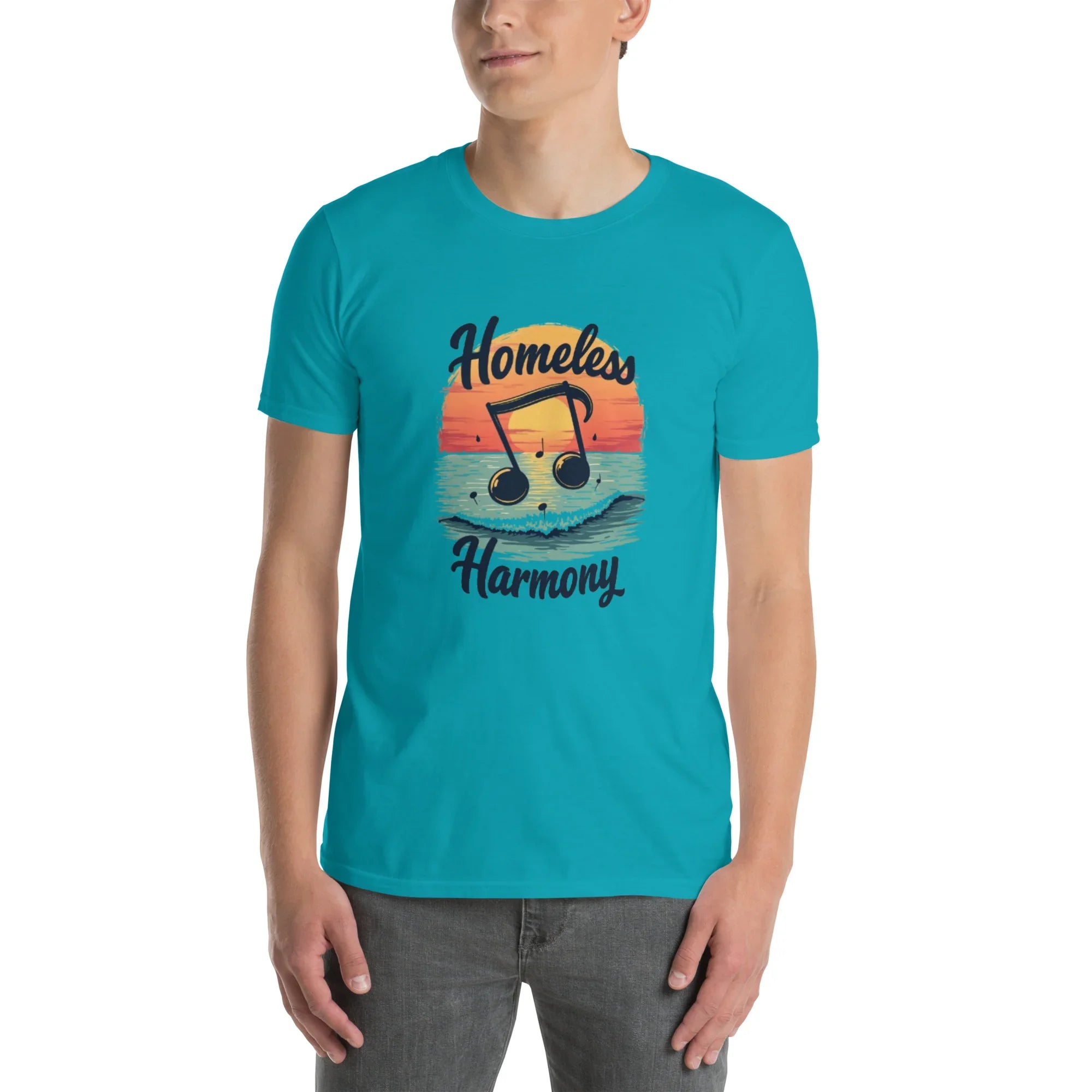 Homeless Harmony Sunset Music Tee - RaZits