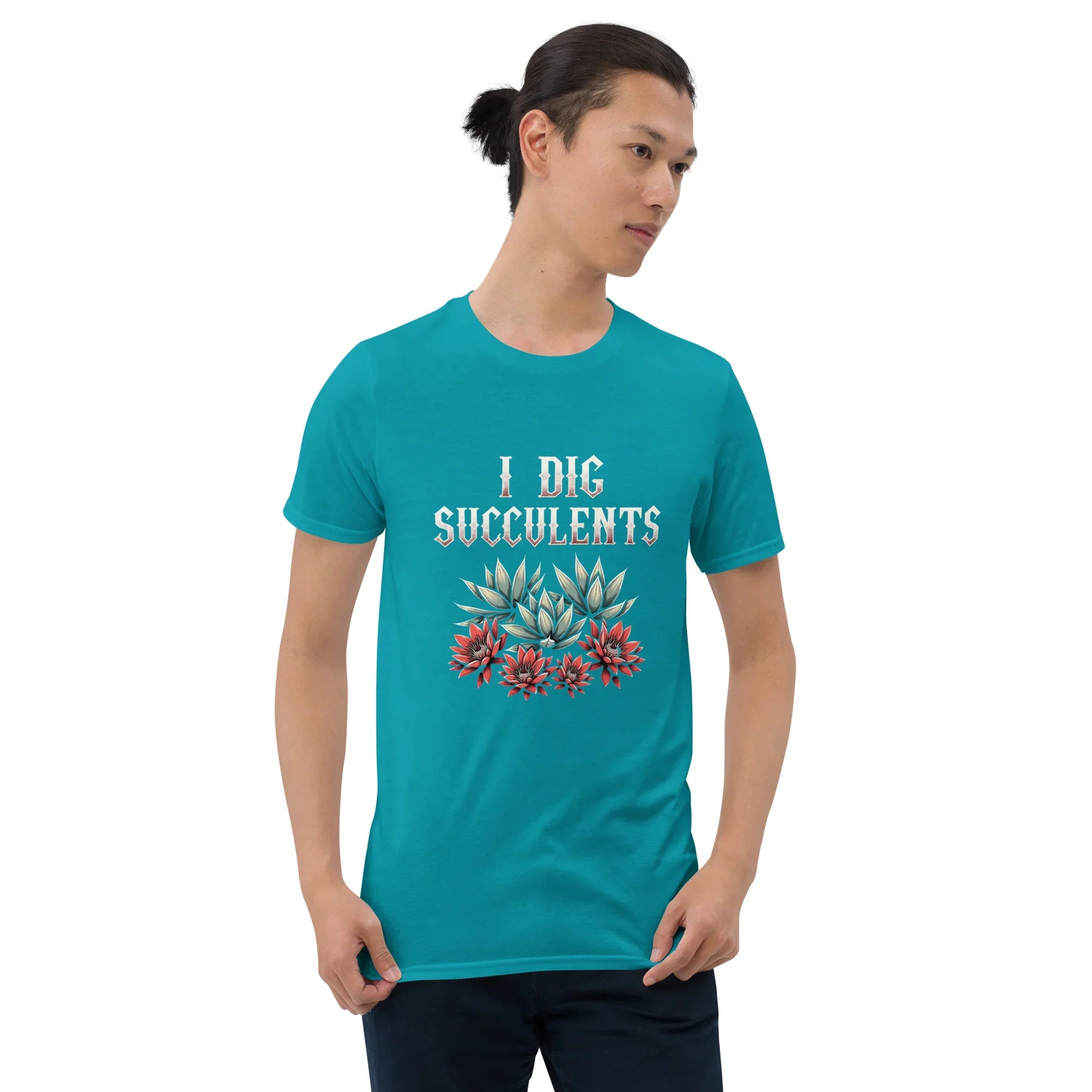 Succulent Lover T-Shirt – I Dig Succulents Graphic Tee - RaZits