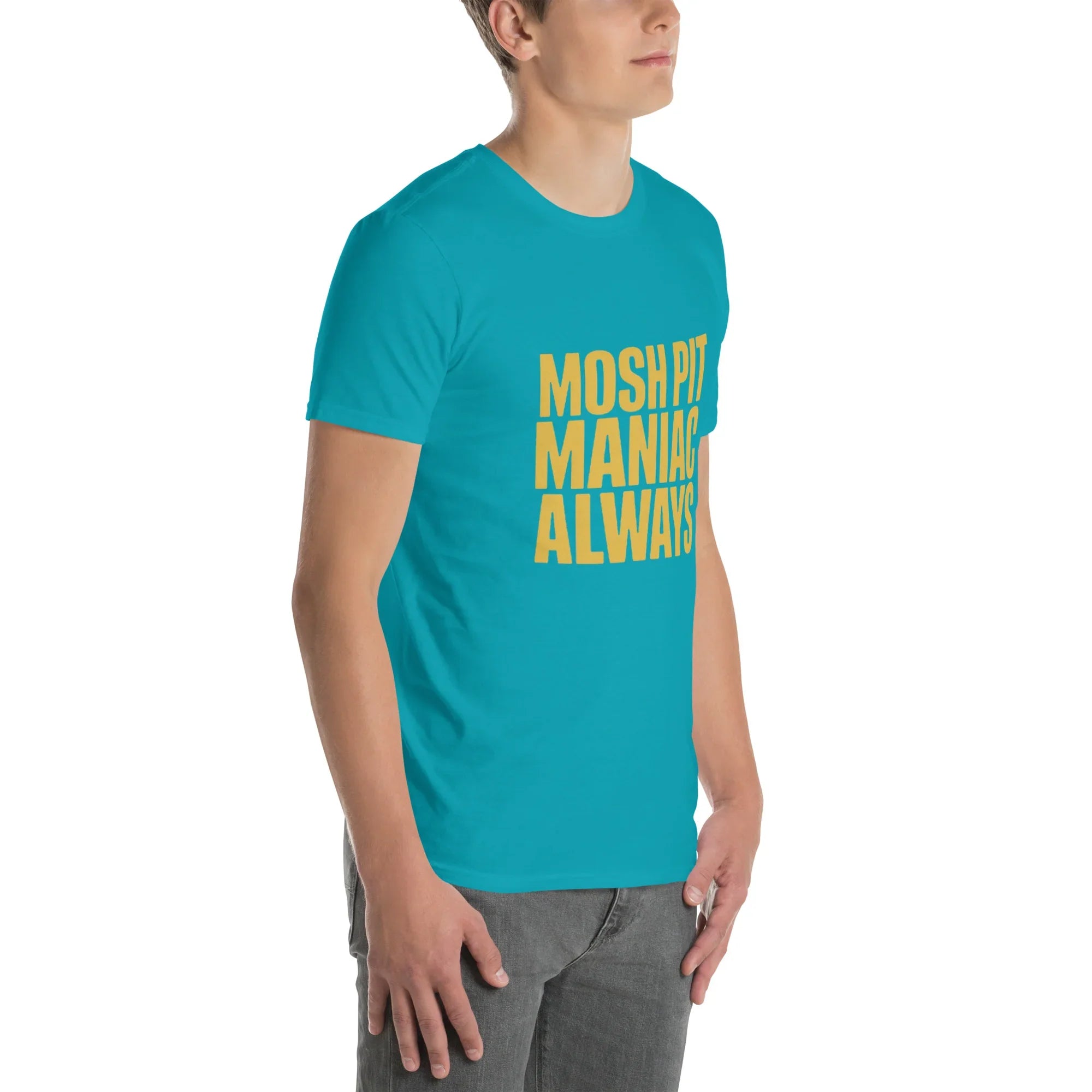 Mosh Pit Maniac Always Bold Text Tee - RaZits