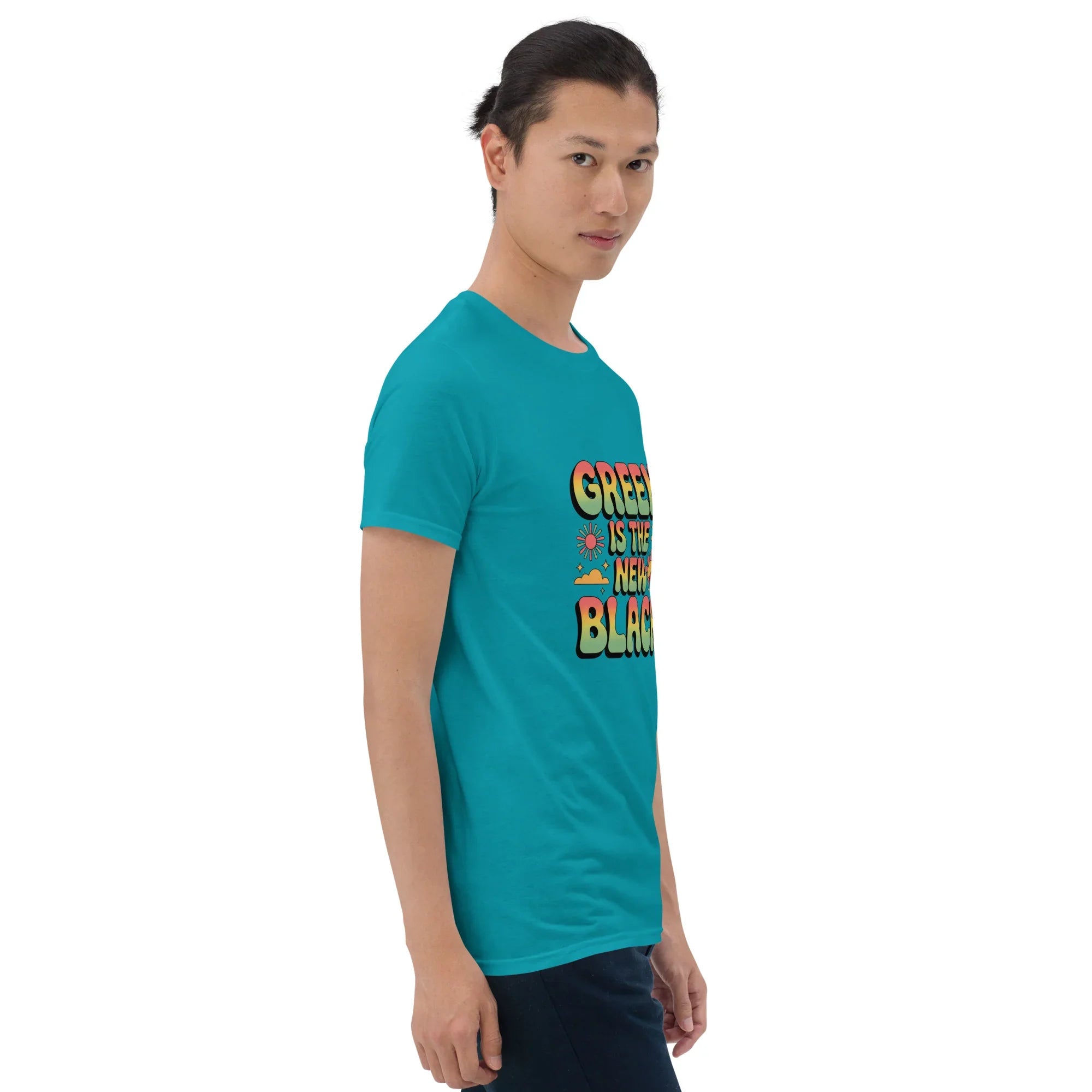 Retro Plant T-Shirt – Green Is the New Black Graphic Tee - RaZits