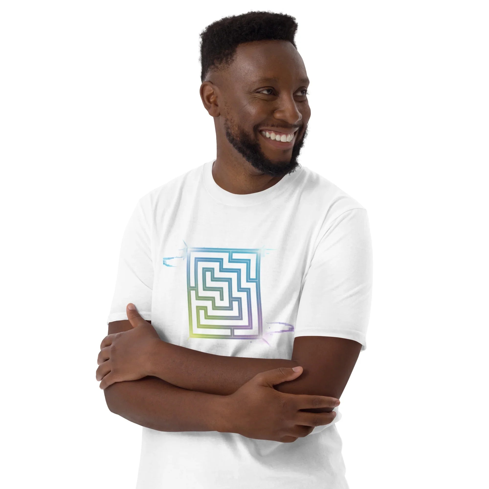 Neon Labyrinth Shirt – Pixel Maze Gamer Tee - RaZits