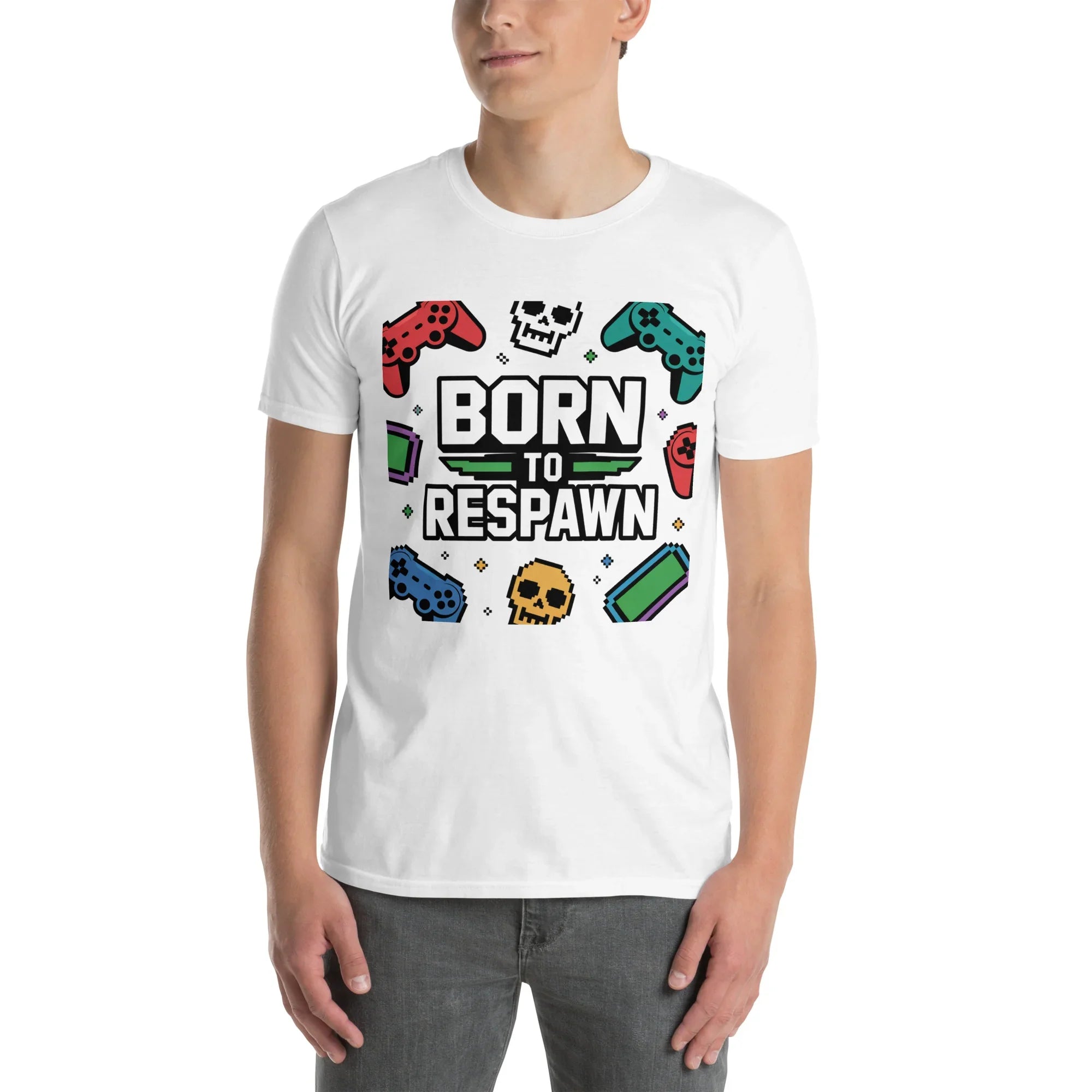 Born to Respawn Shirt – Retro Gamer Comeback Tee - RaZits