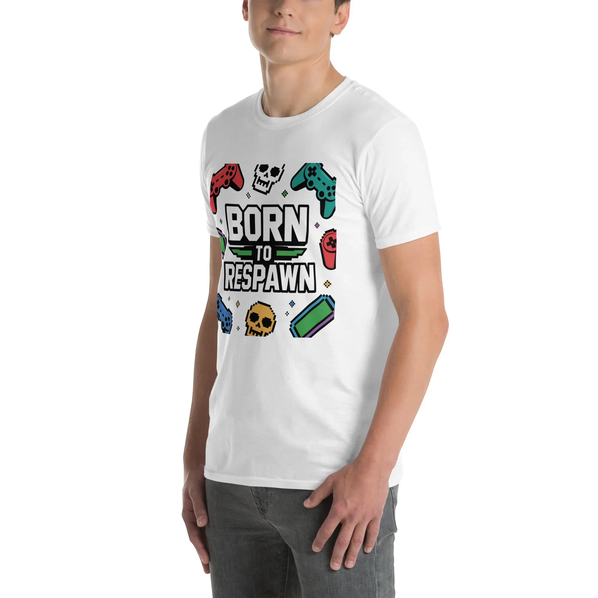 Born to Respawn Shirt – Retro Gamer Comeback Tee - RaZits