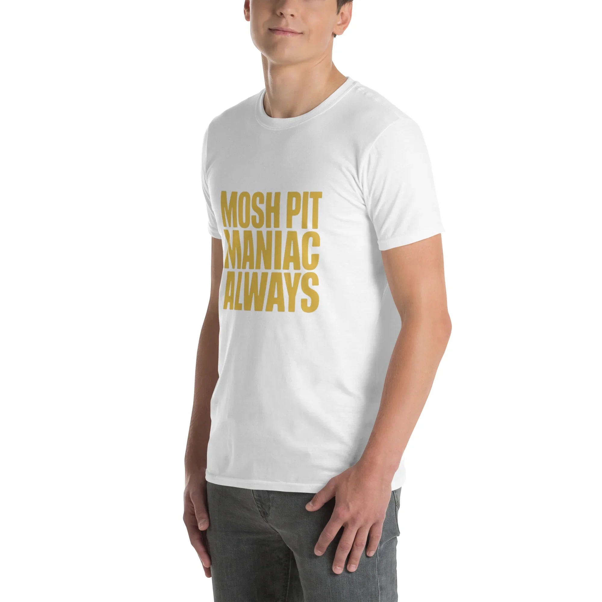 Mosh Pit Maniac Always Bold Text Tee - RaZits