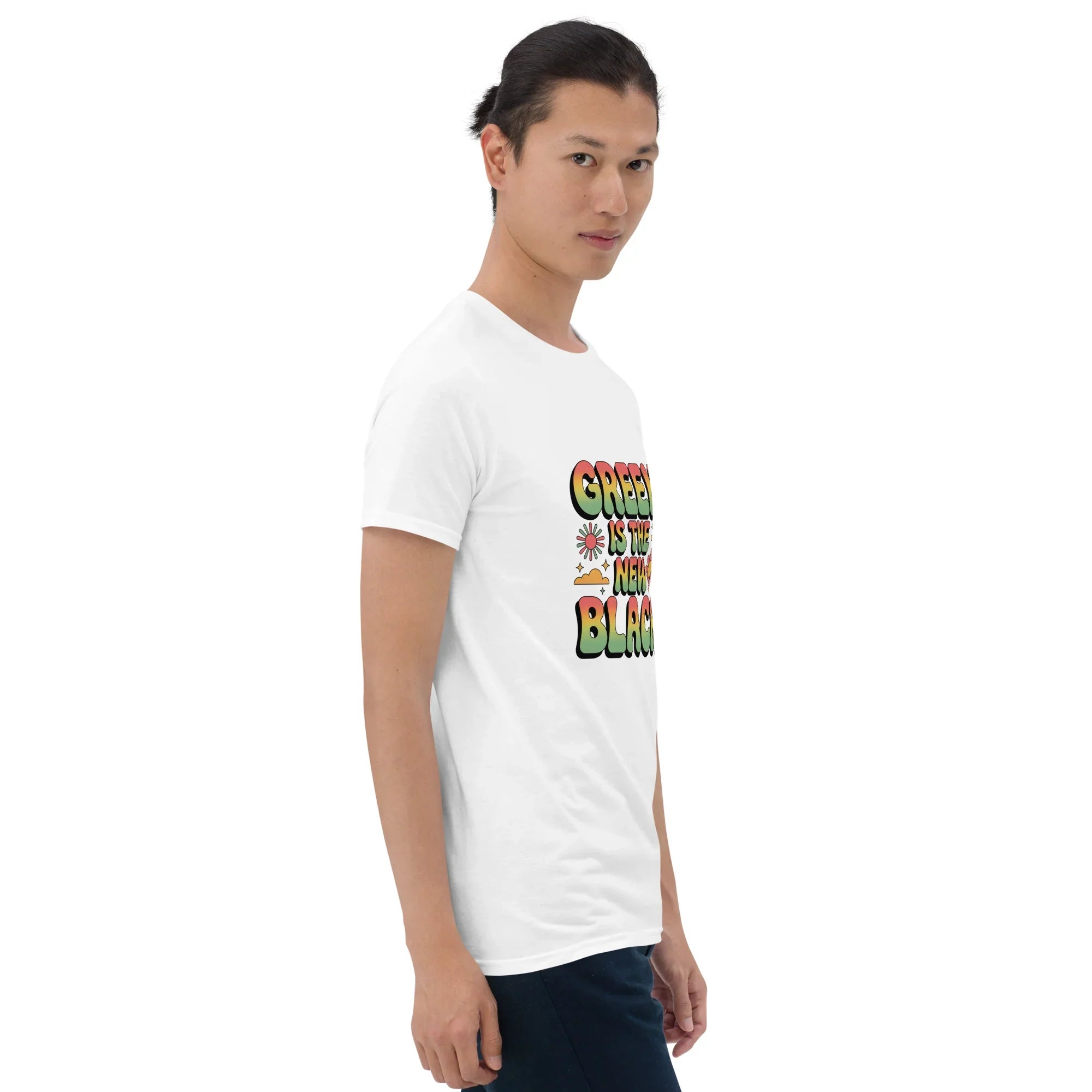 Retro Plant T-Shirt – Green Is the New Black Graphic Tee - RaZits