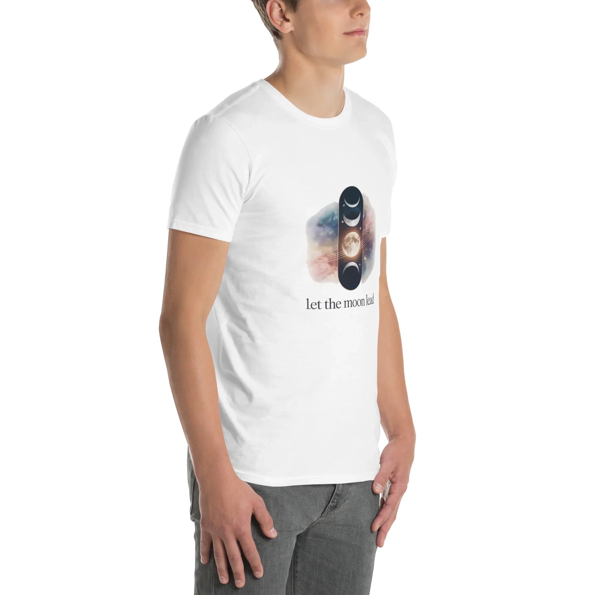 Let the Moon Lead T-Shirt – Phases & Saturn Design - RaZits