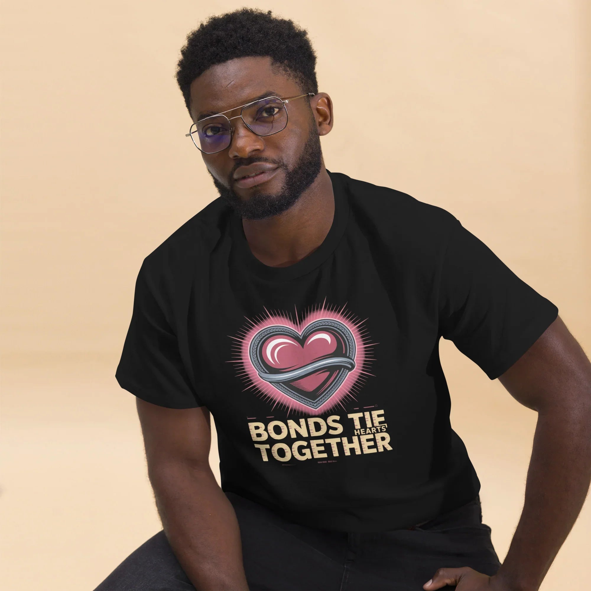 Bonds Tie Hearts Together T-Shirt - RaZits