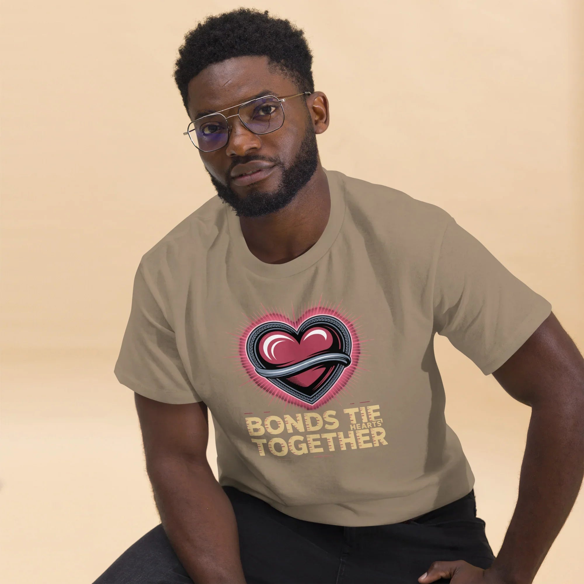 Bonds Tie Hearts Together T-Shirt - RaZits